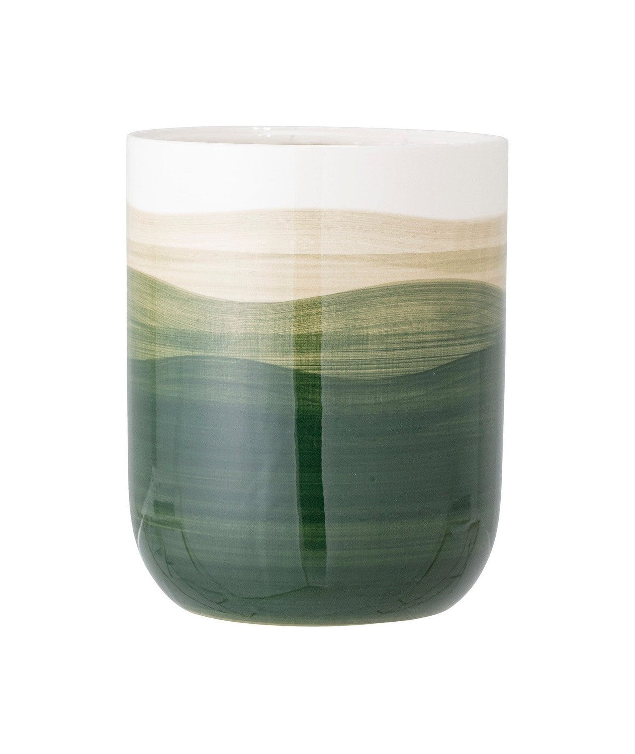 Bloomingville Darell Flowerpot, groen, steengoed