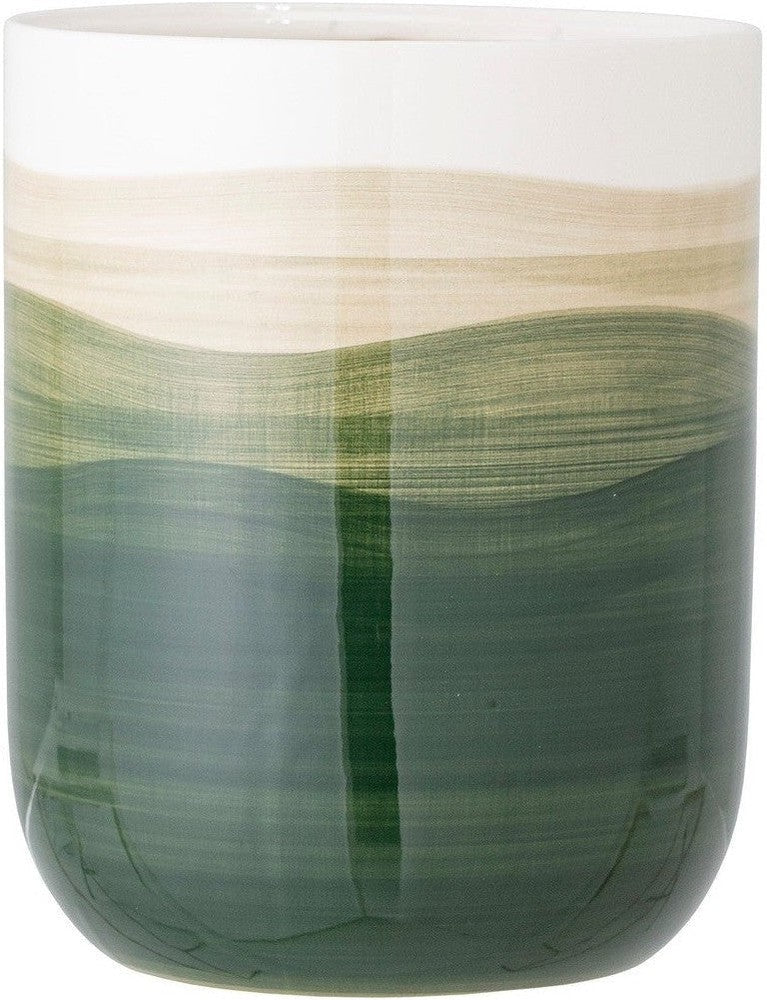 Bloomingville Darell Flowerpot, Green, Stoneware