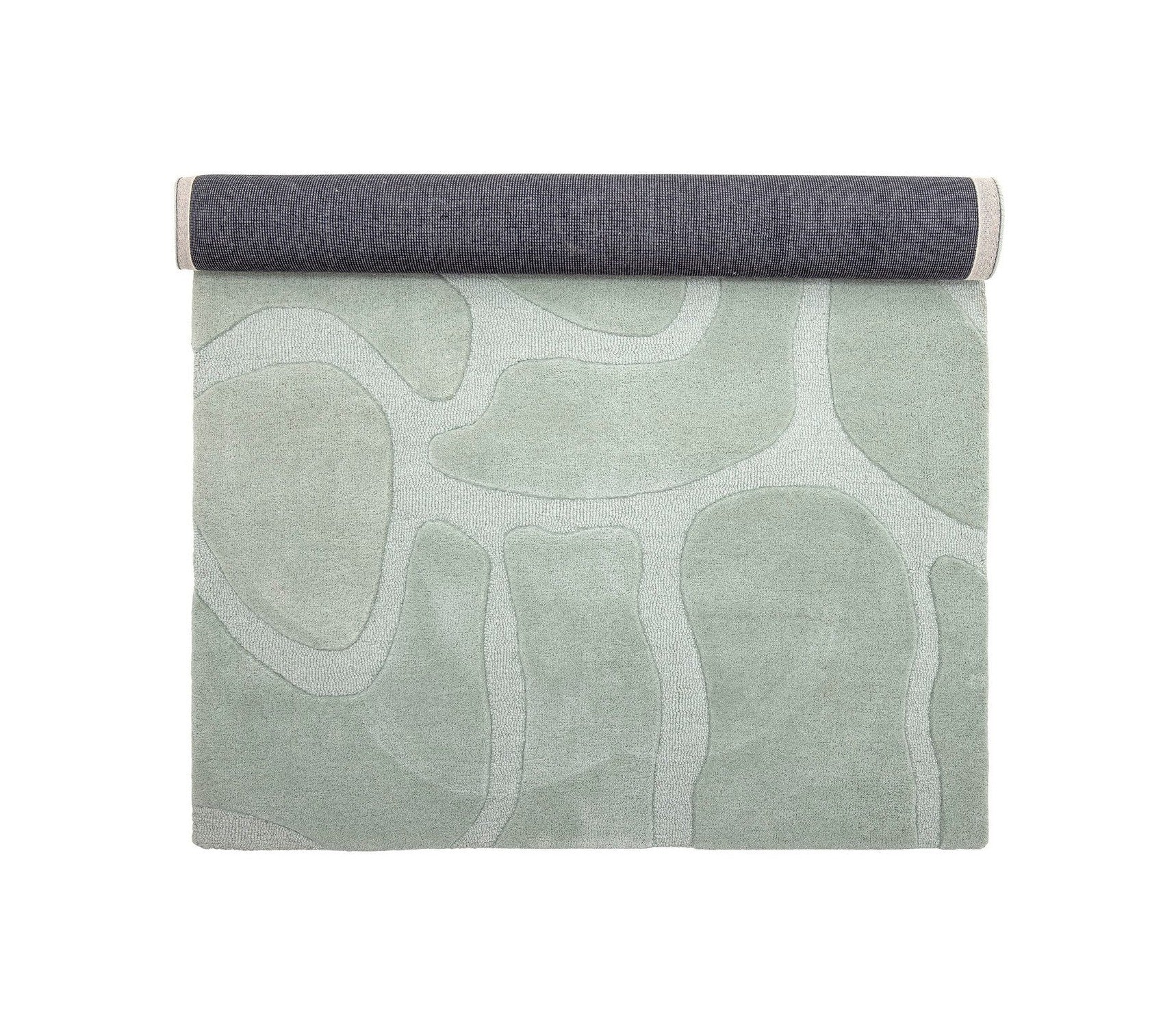 Bloomingville Darlington Rug, verde, lã