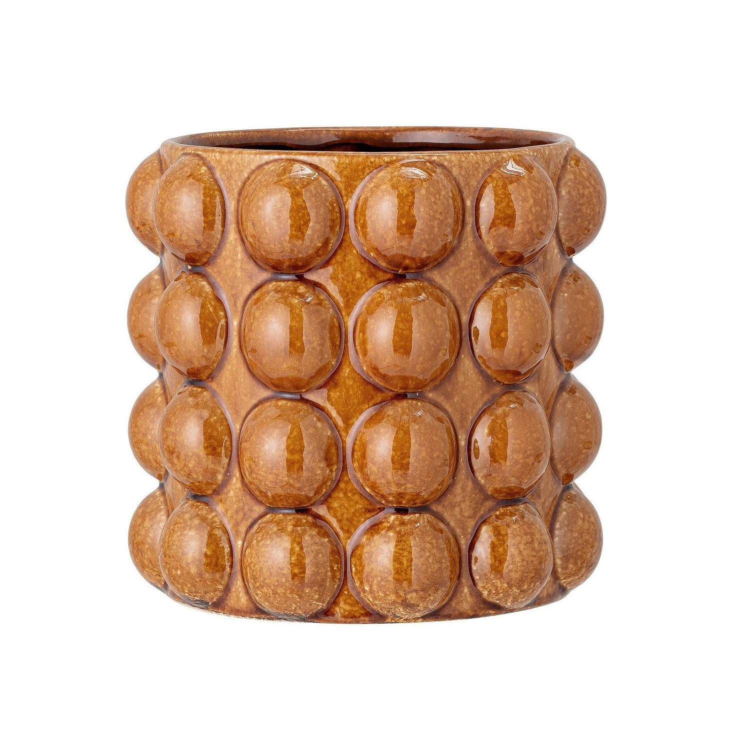 Bloomingville Deia Deco Flowerpot, Brown, stentøj