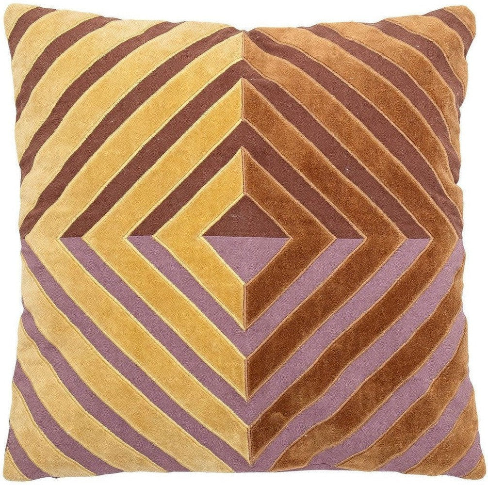 [product_category]-Bloomingville Fetima Cushion, Yellow, Cotton-Bloomingville-5711173317516-82058109-BLO-1