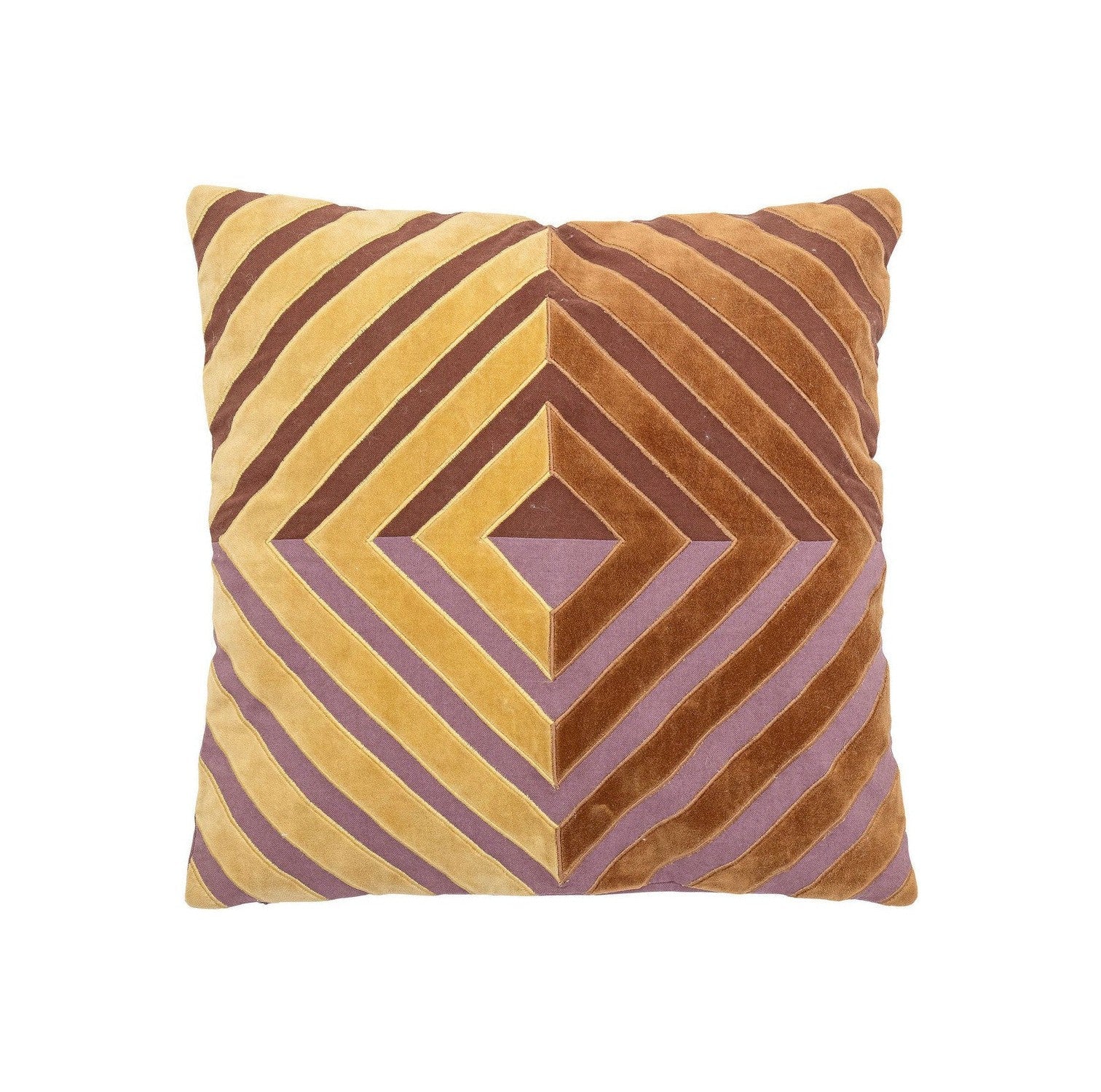 Bloomingville Fetima Cushion, Yellow, Cotton