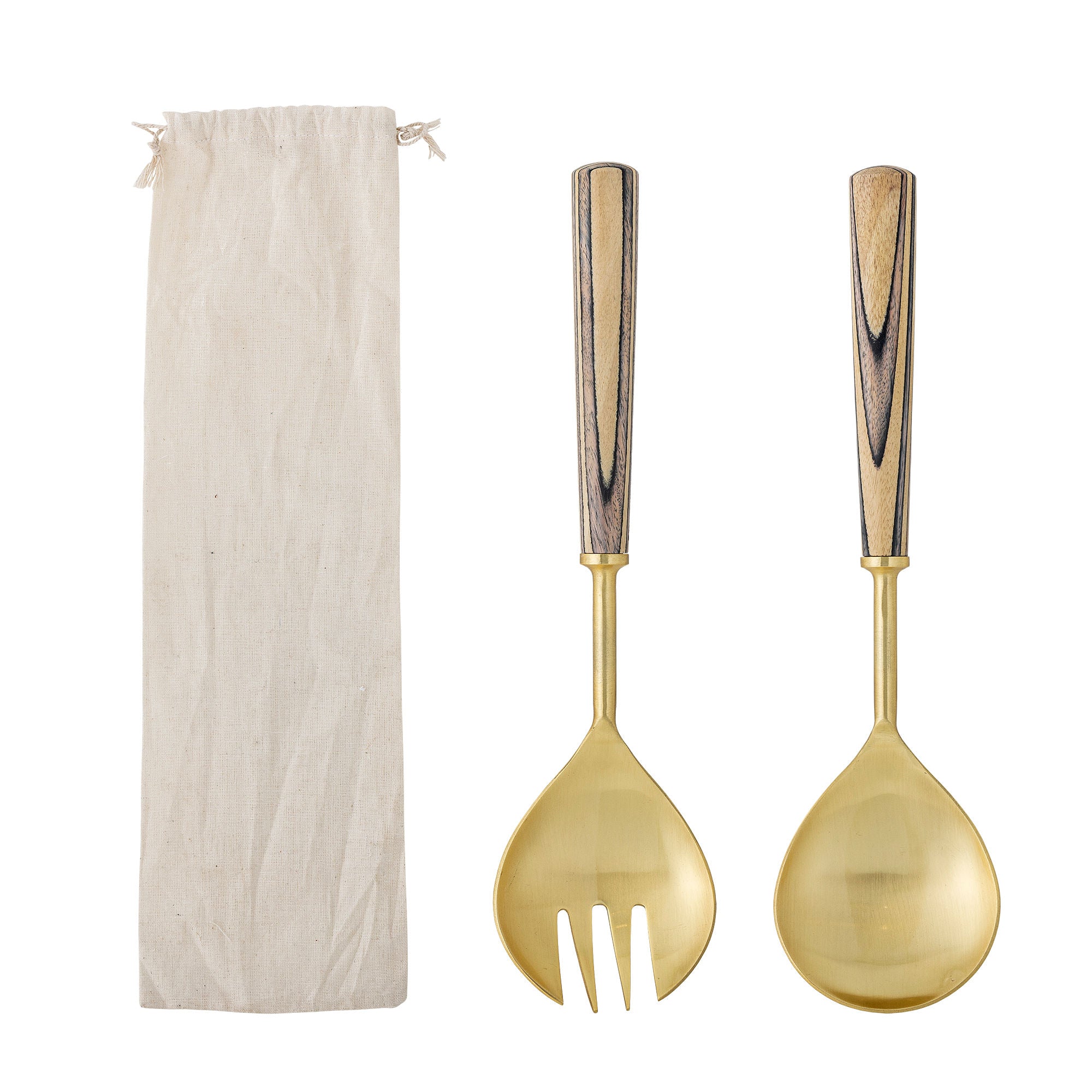 [product_category]-Bloomingville Fumio Salad Servers, Gold, Stainless Steel-Bloomingville-5711173334278-82068255-BLO-3