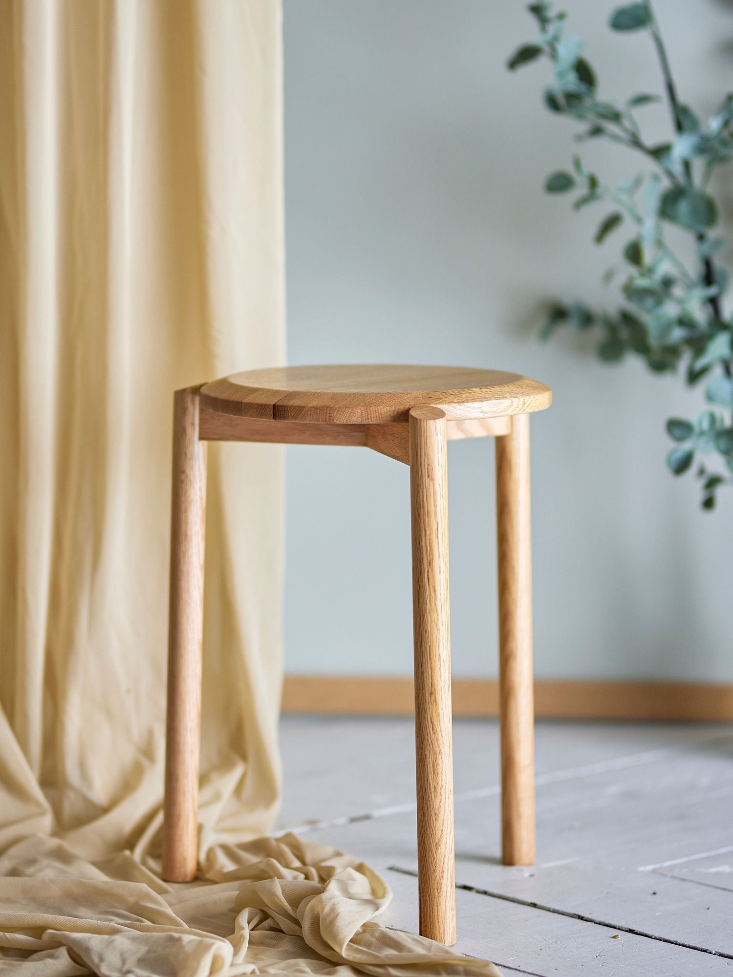 [product_category]-Bloomingville Gil Stool, Nature, Oak-Bloomingville-5711173332755-82064414-BLO-3