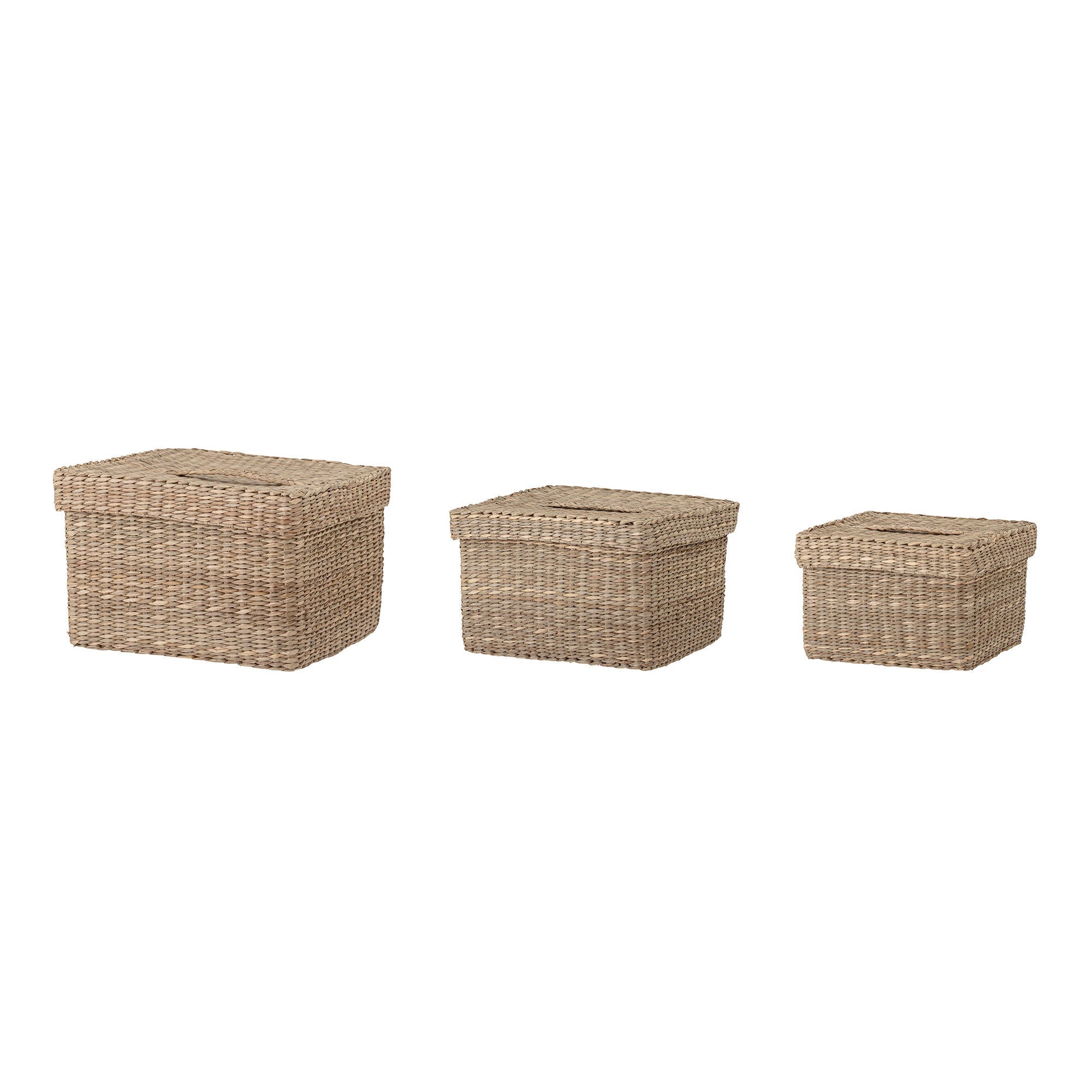 [product_category]-Bloomingville Givan Basket w/Lid, Nature, Seagrass-Bloomingville-5711173273997-82051835-BLO-2