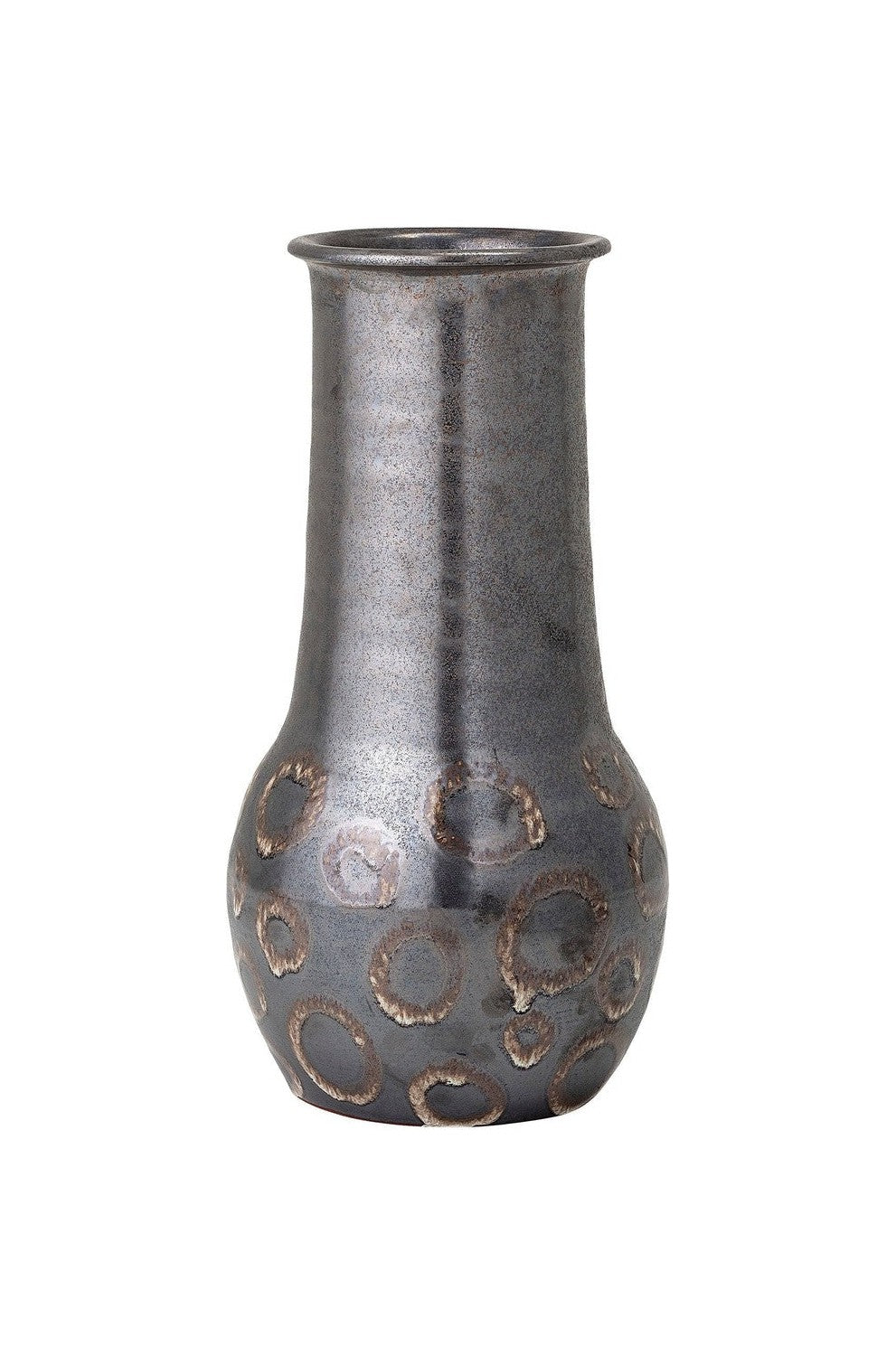 Bloomingville Gorm Deco Vase, Schwarz, Terrakotta