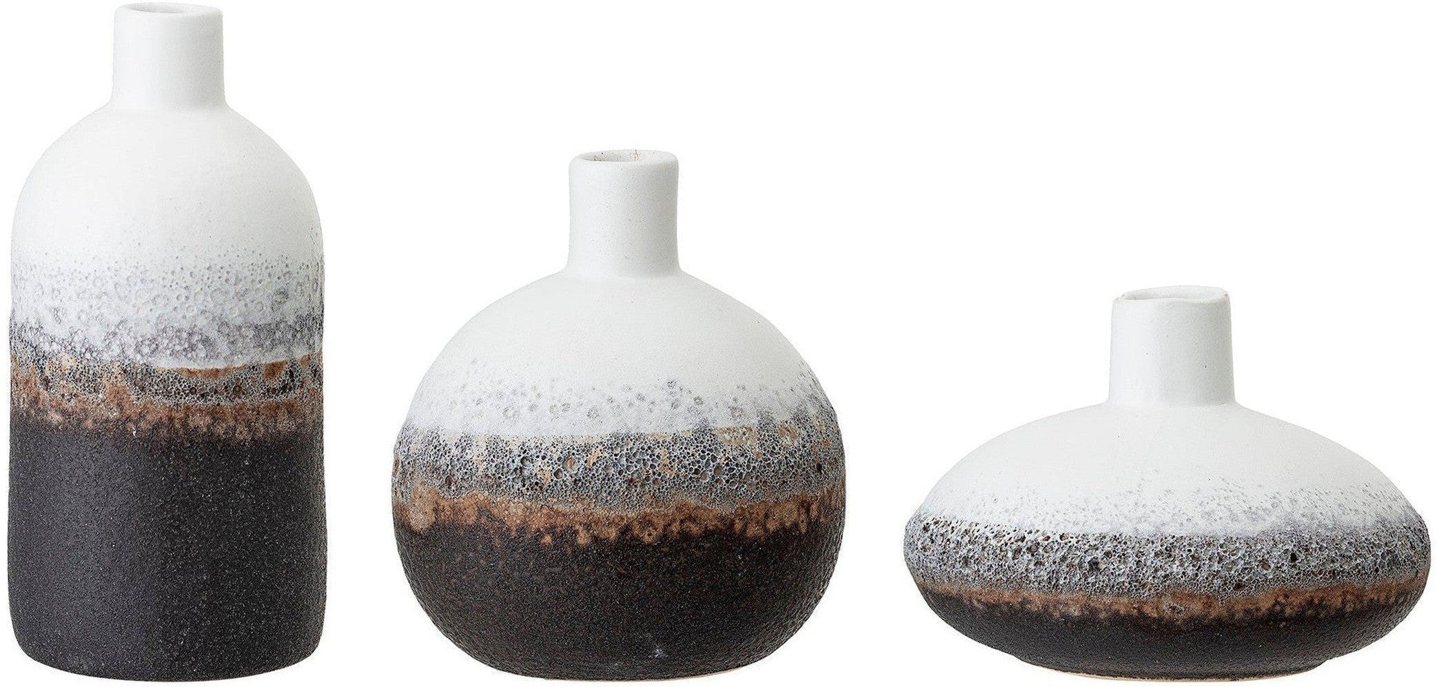 Bloomingville Harislava Vase, Black, Stoneware