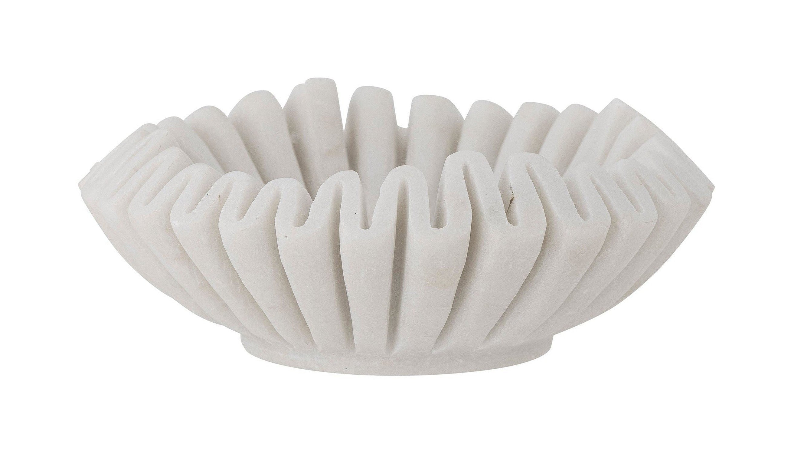 Bloomingville Harmonia Bowl, blanc, marbre