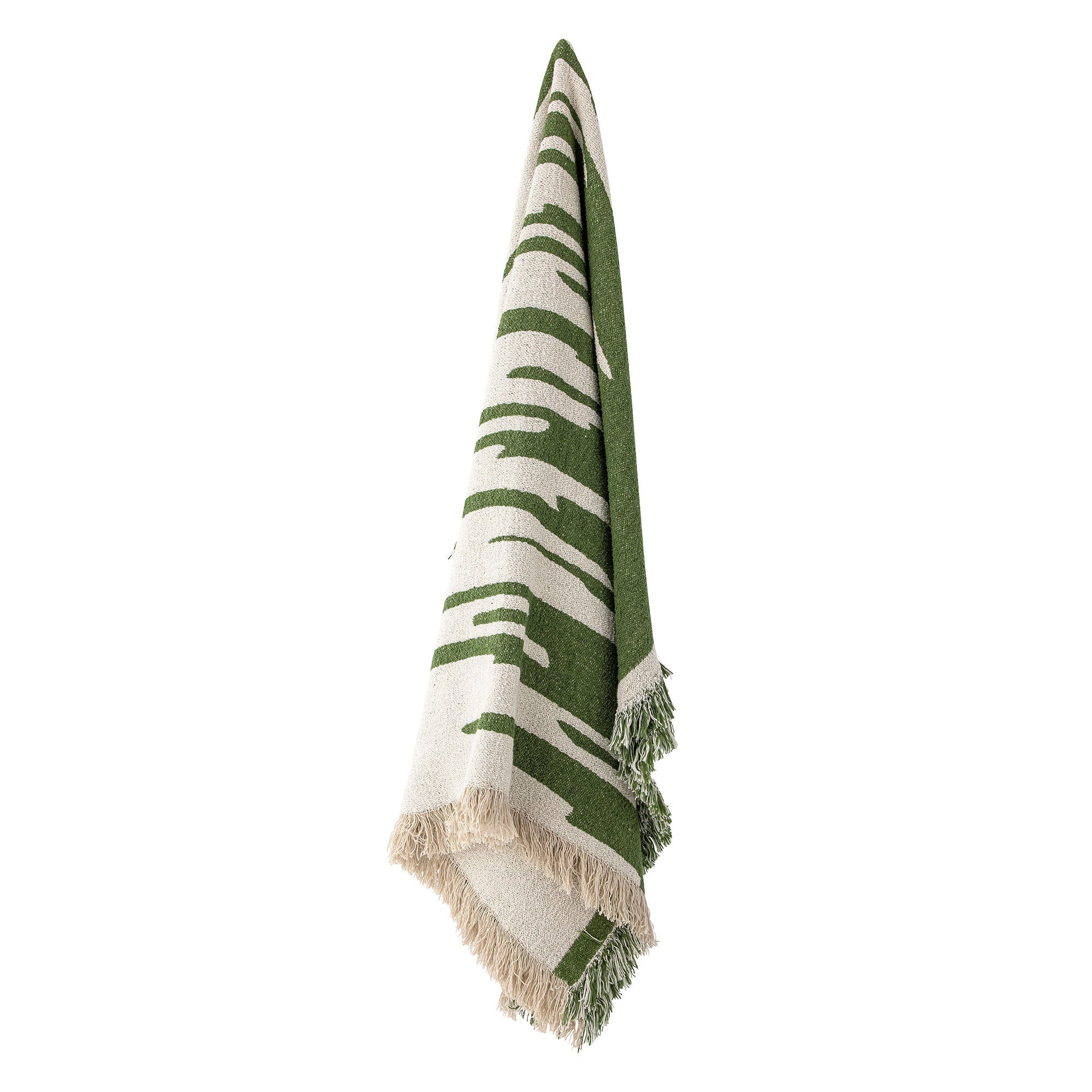 [product_category]-Bloomingville Haxby Throw, Green, Recycled Cotton-Bloomingville-5711173322664-82062026-BLO-3