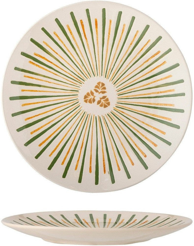 [product_category]-Bloomingville Heikki Serving Plate, Green, Stoneware-Bloomingville-5711173315871-82060379-BLO-1