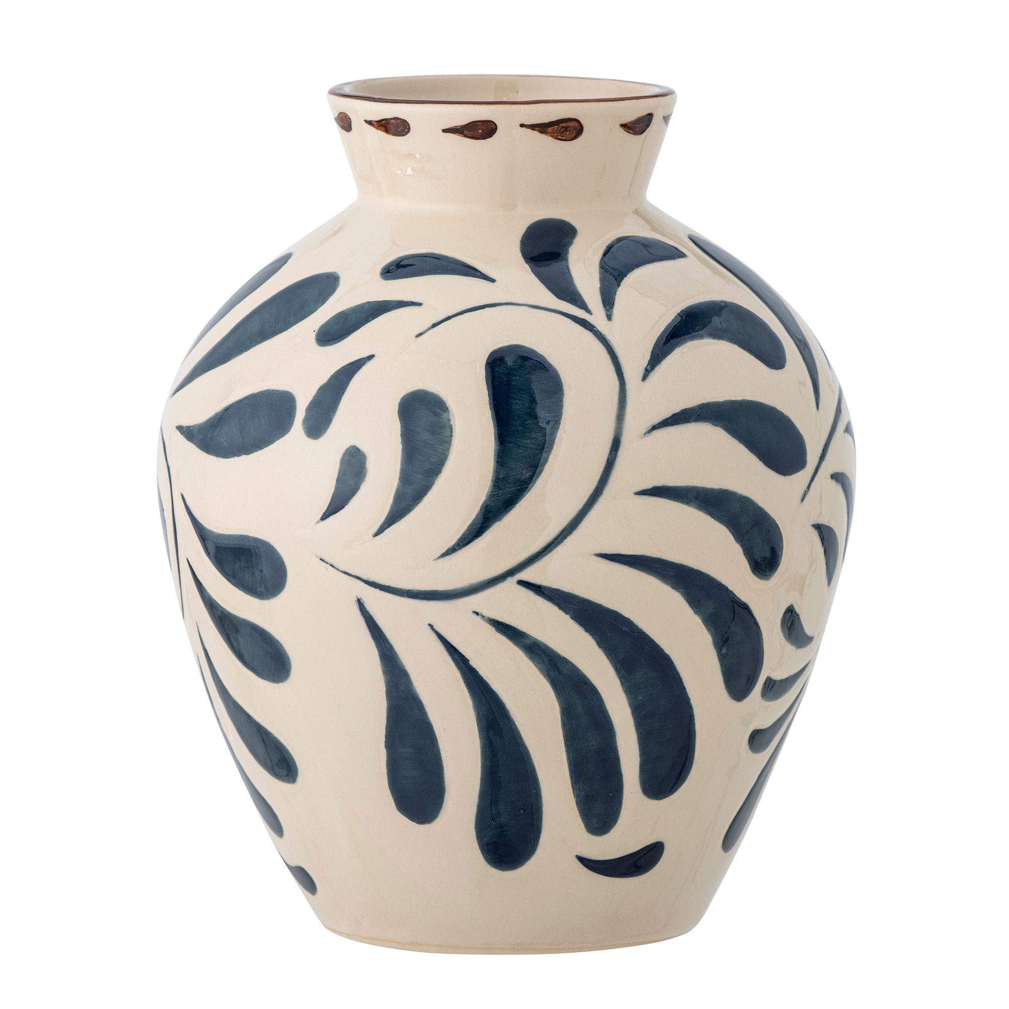 [product_category]-Bloomingville Heikki Vase, Blue, Stoneware-Bloomingville-5711173322053-82062057-BLO-2