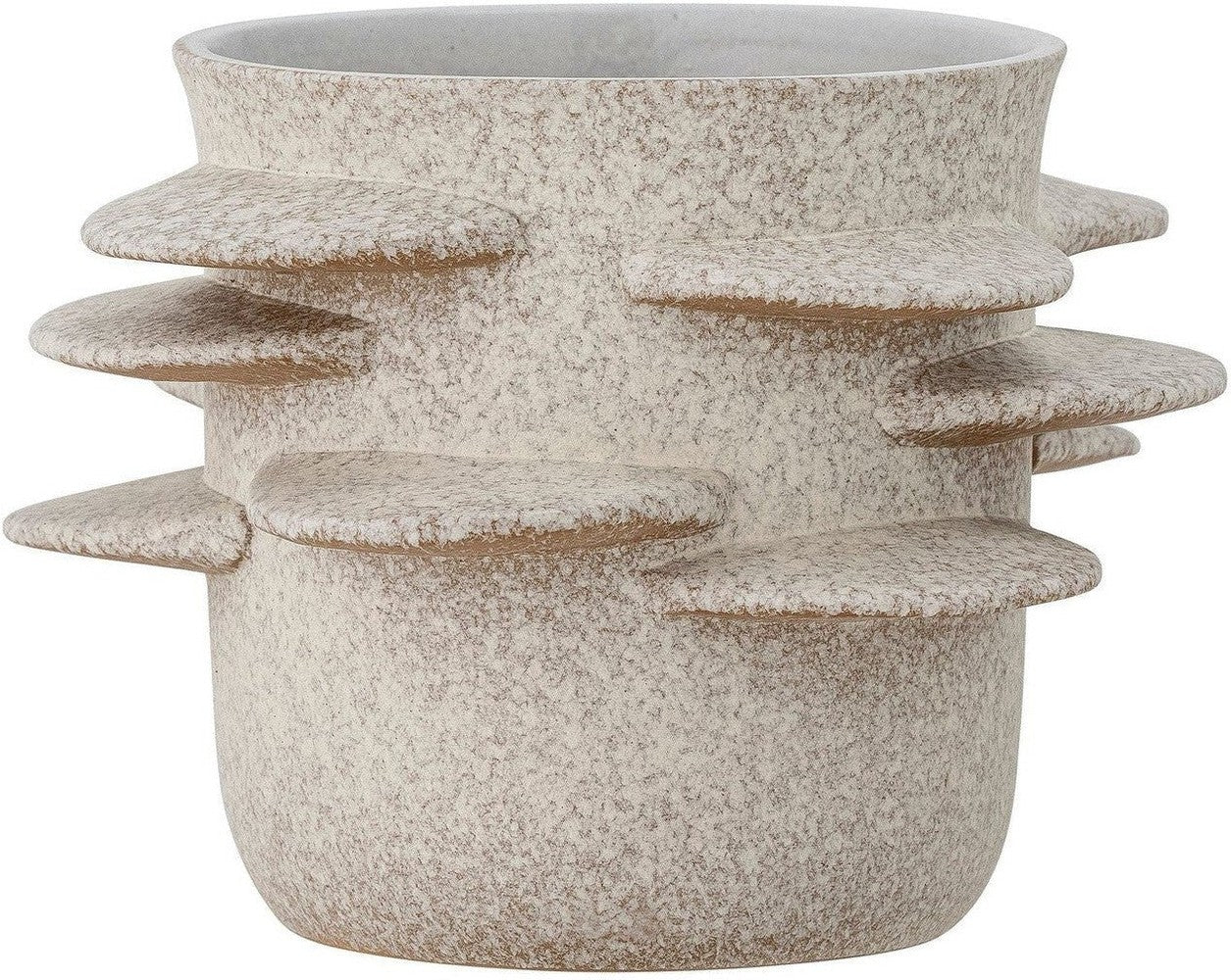 [product_category]-Bloomingville Herold Flowerpot, Nature, Stoneware-Bloomingville-5711173287369-82055770-BLO-1