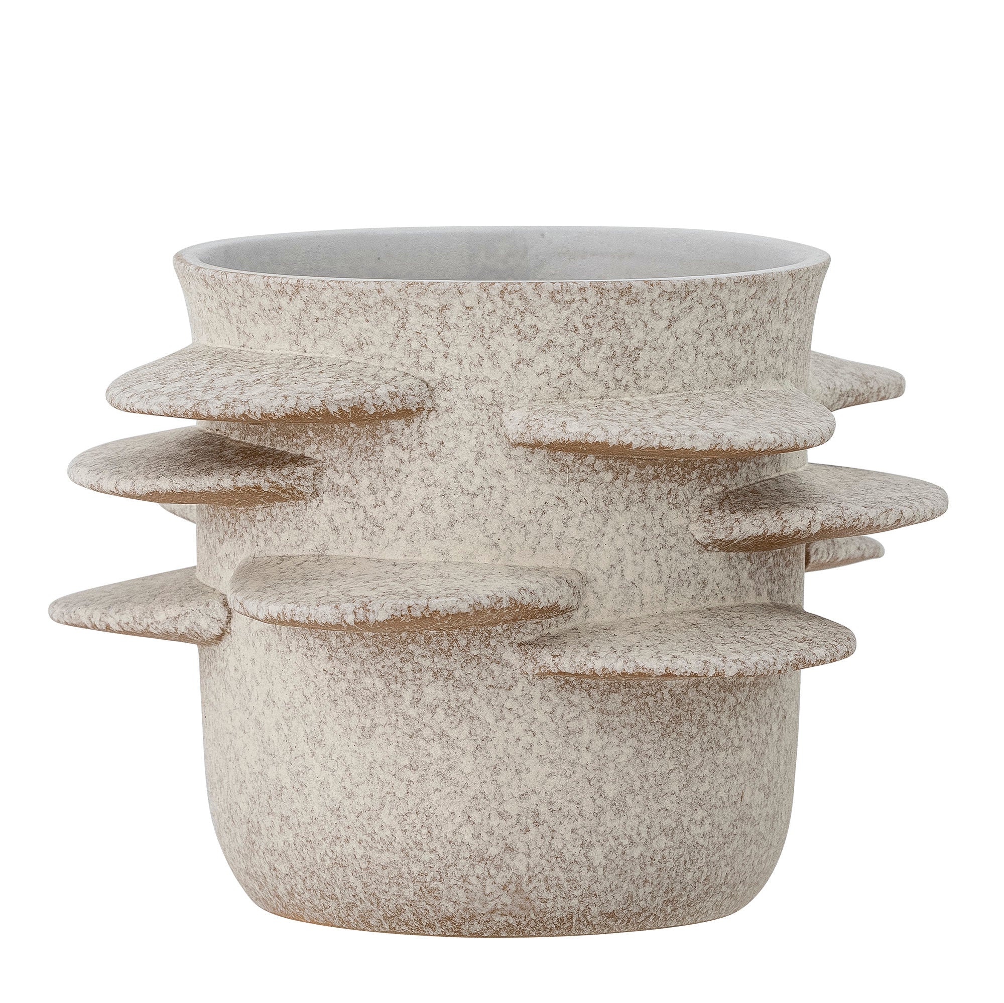 [product_category]-Bloomingville Herold Flowerpot, Nature, Stoneware-Bloomingville-5711173287369-82055770-BLO-2