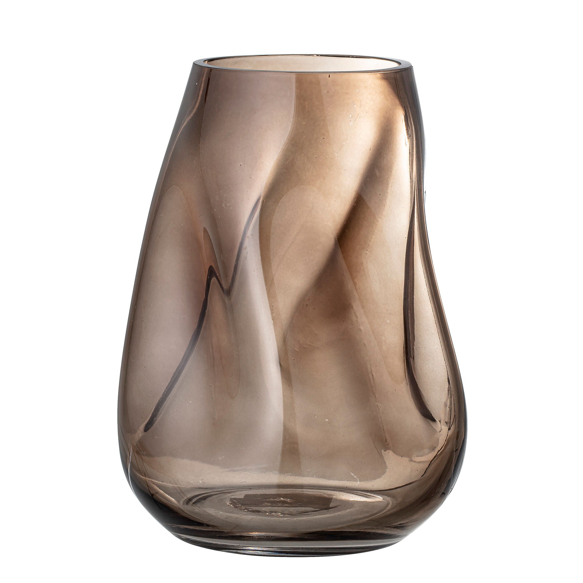 [product_category]-Bloomingville Ingolf Vase, Brown, Glass-Bloomingville-5711173251896-82048946-BLO-3