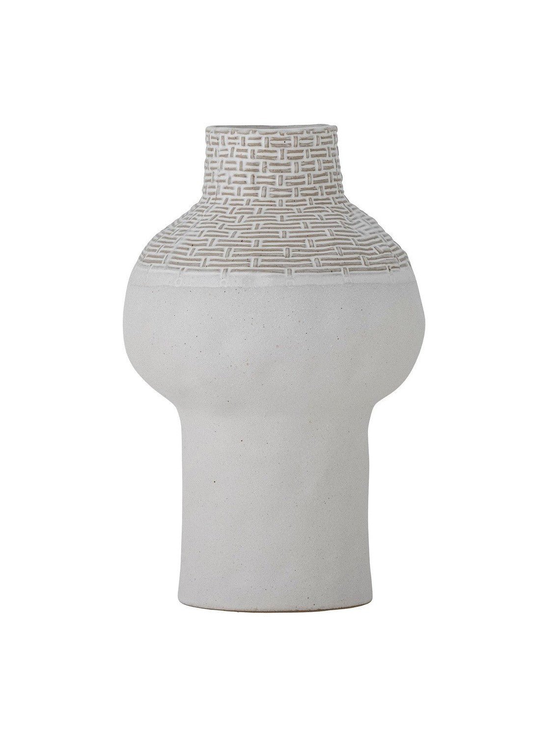 Bloomingville iyore vase, hvid, stentøj