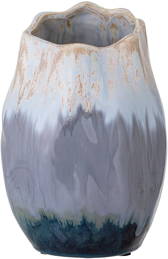 [product_category]-Bloomingville Jace Deco Vase, Blue, Ceramic-Bloomingville-5711173274635-82051767-BLO-1