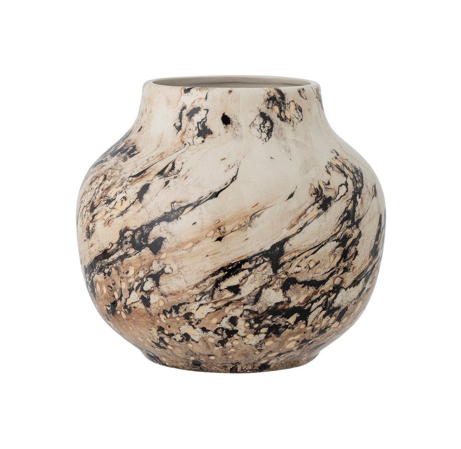 Bloomingville Janka Vase, Brown, stentøj