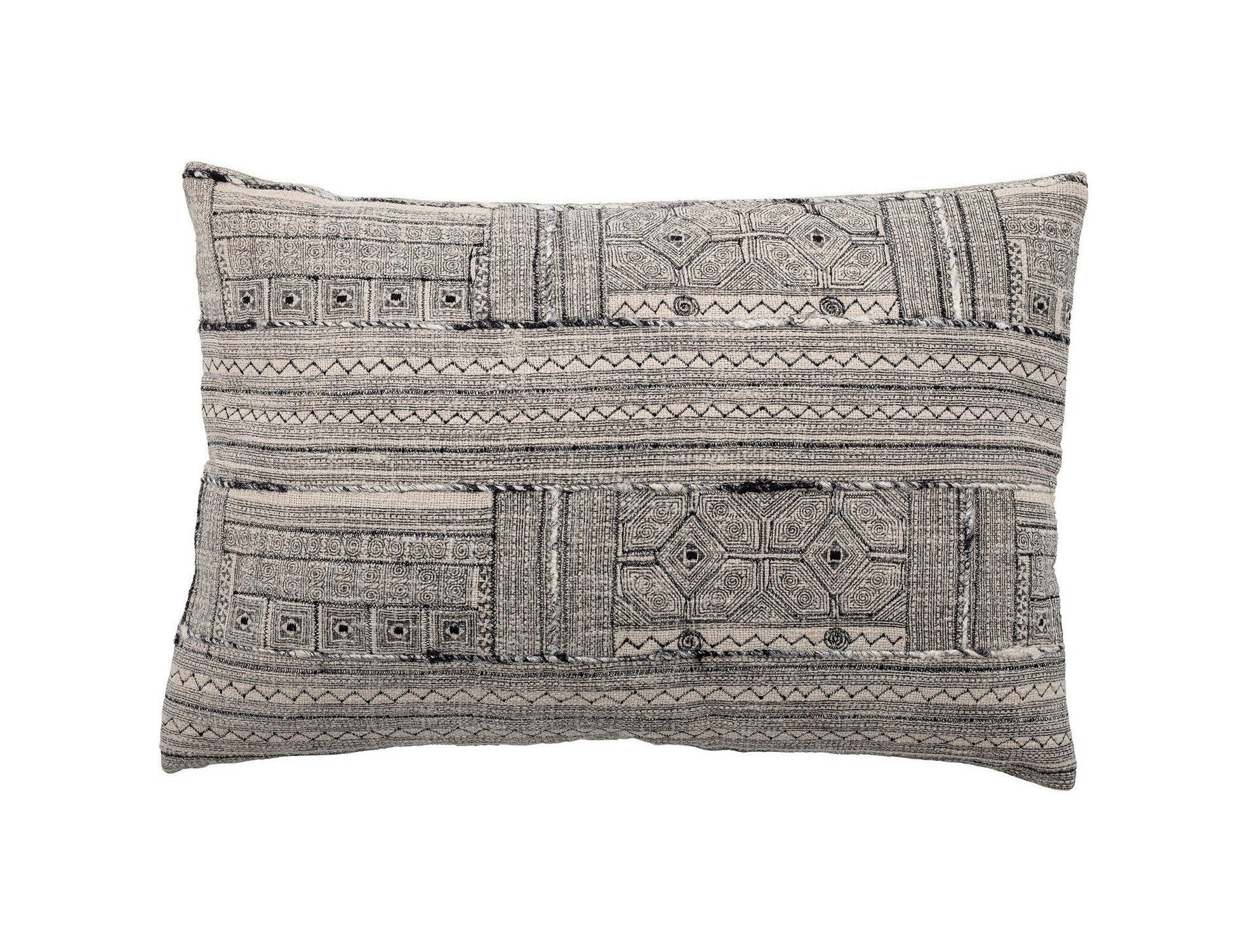 Bloomingville Jiyar Cushion, zwart, katoen