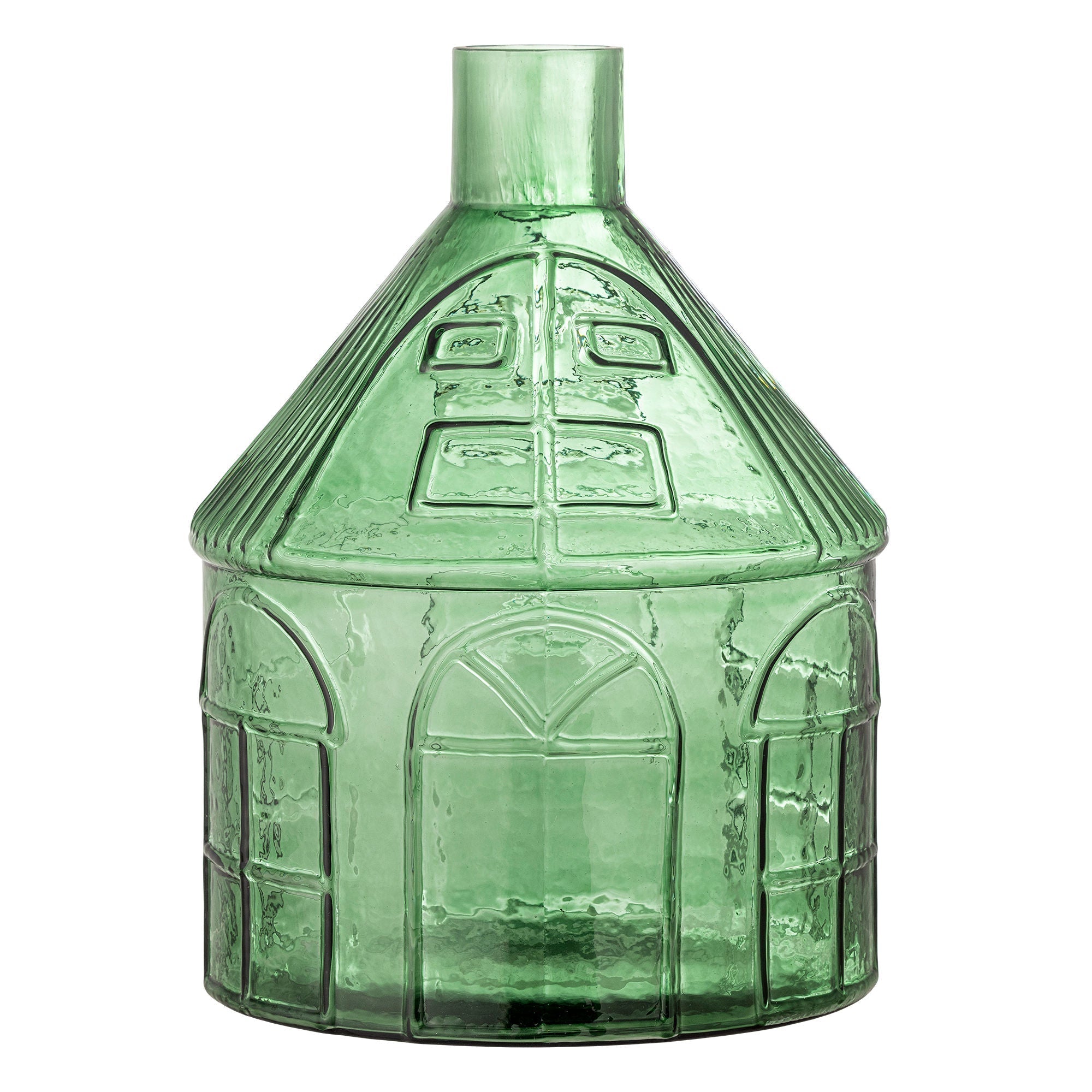 [product_category]-Bloomingville Kamila Vase, Green, Recycled Glass-Bloomingville-5711173329595-82068142-BLO-2