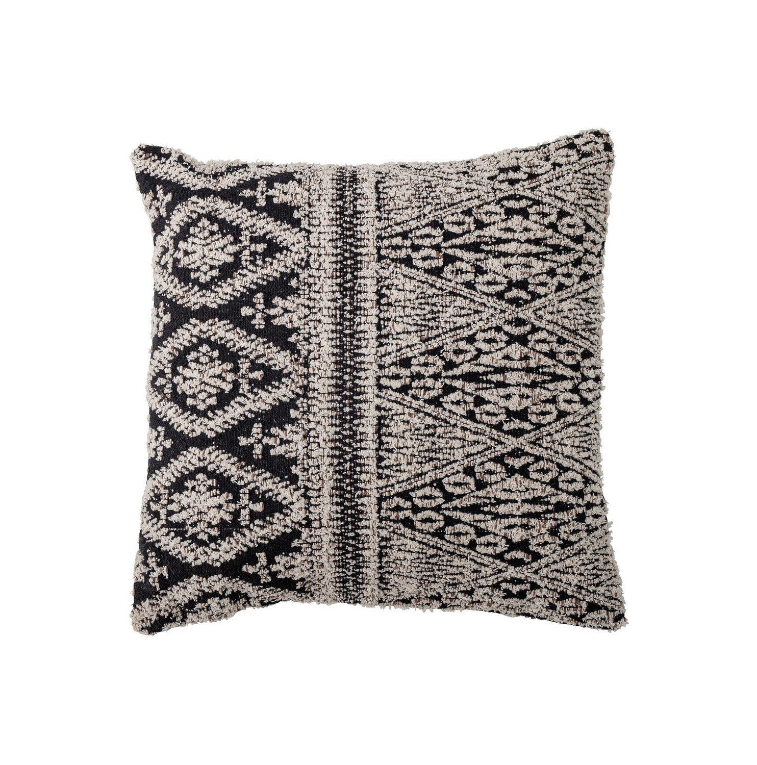 Bloomingville Kuno Cushion, svart, bomull