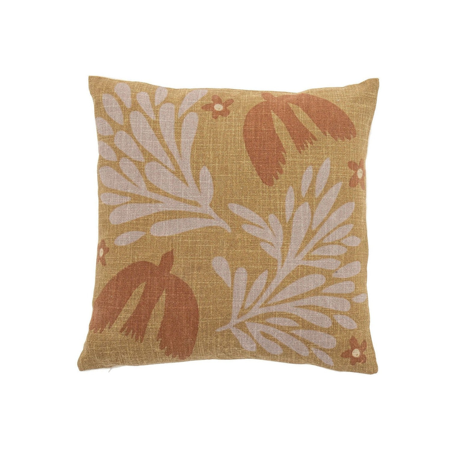 Bloomingville Lark Cushion, gul, bomull