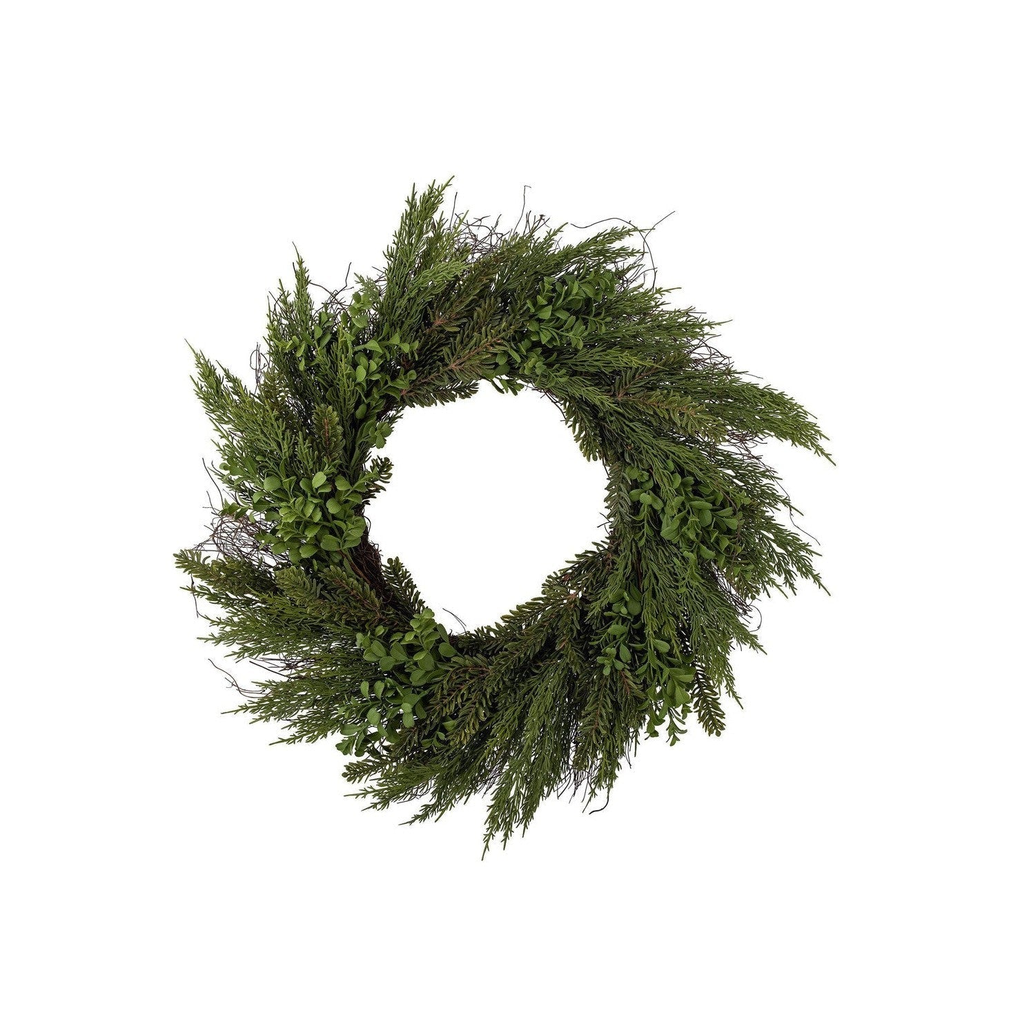 Bloomingville Lenra Wreath, vert, plastique