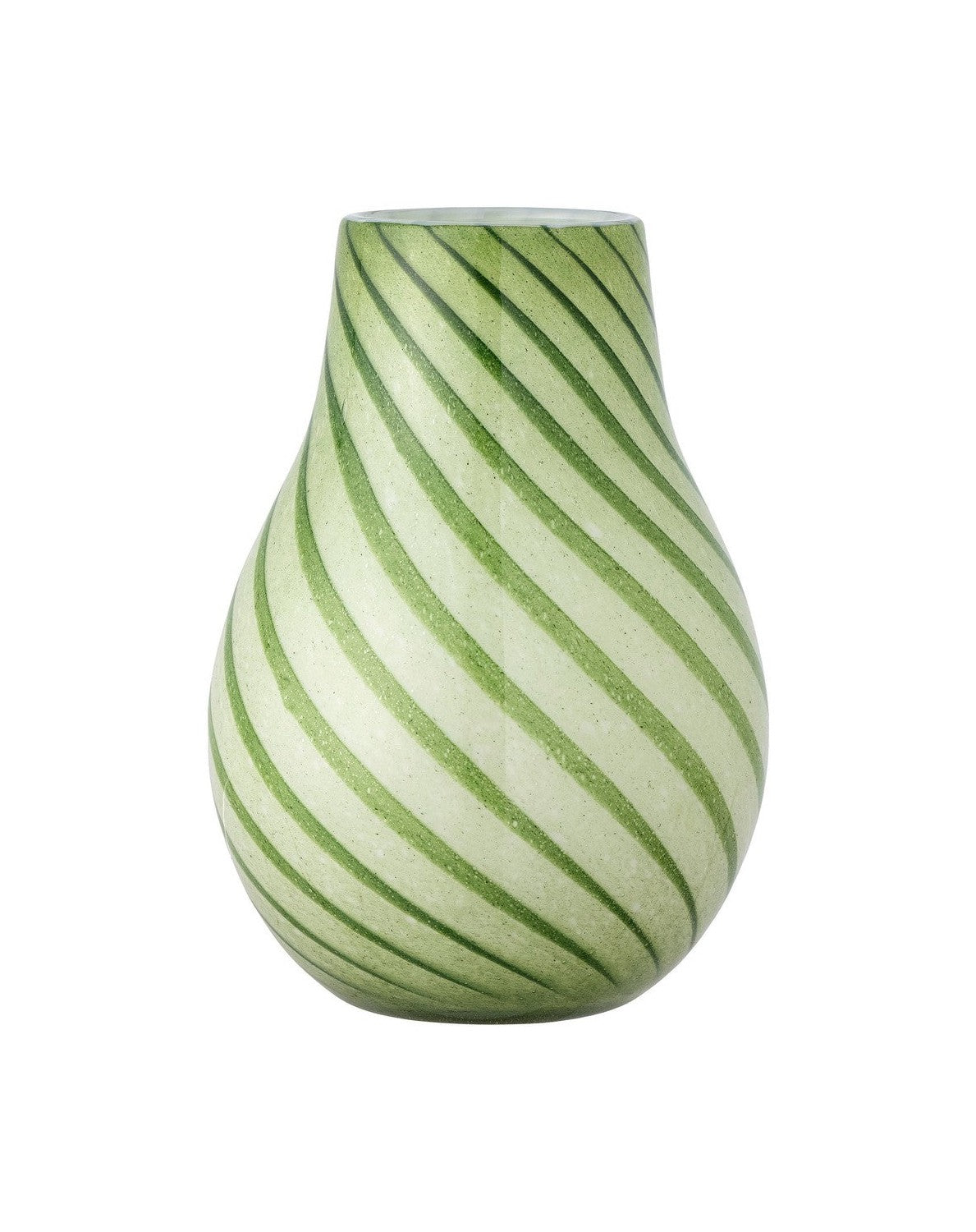 Vaso de Bloomingville Leona, verde, vidro