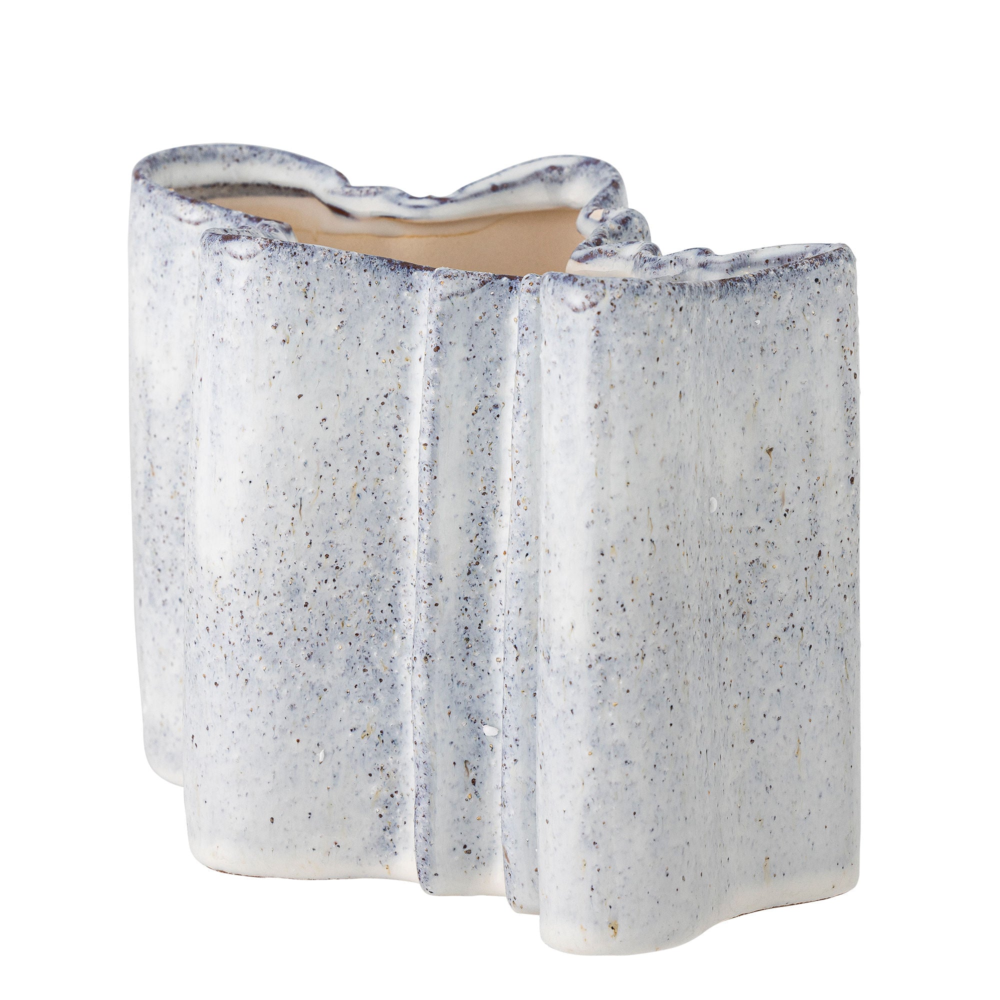 [product_category]-Bloomingville Lindae Vase, Blue, Stoneware-Bloomingville-5711173331567-82061348-BLO-2