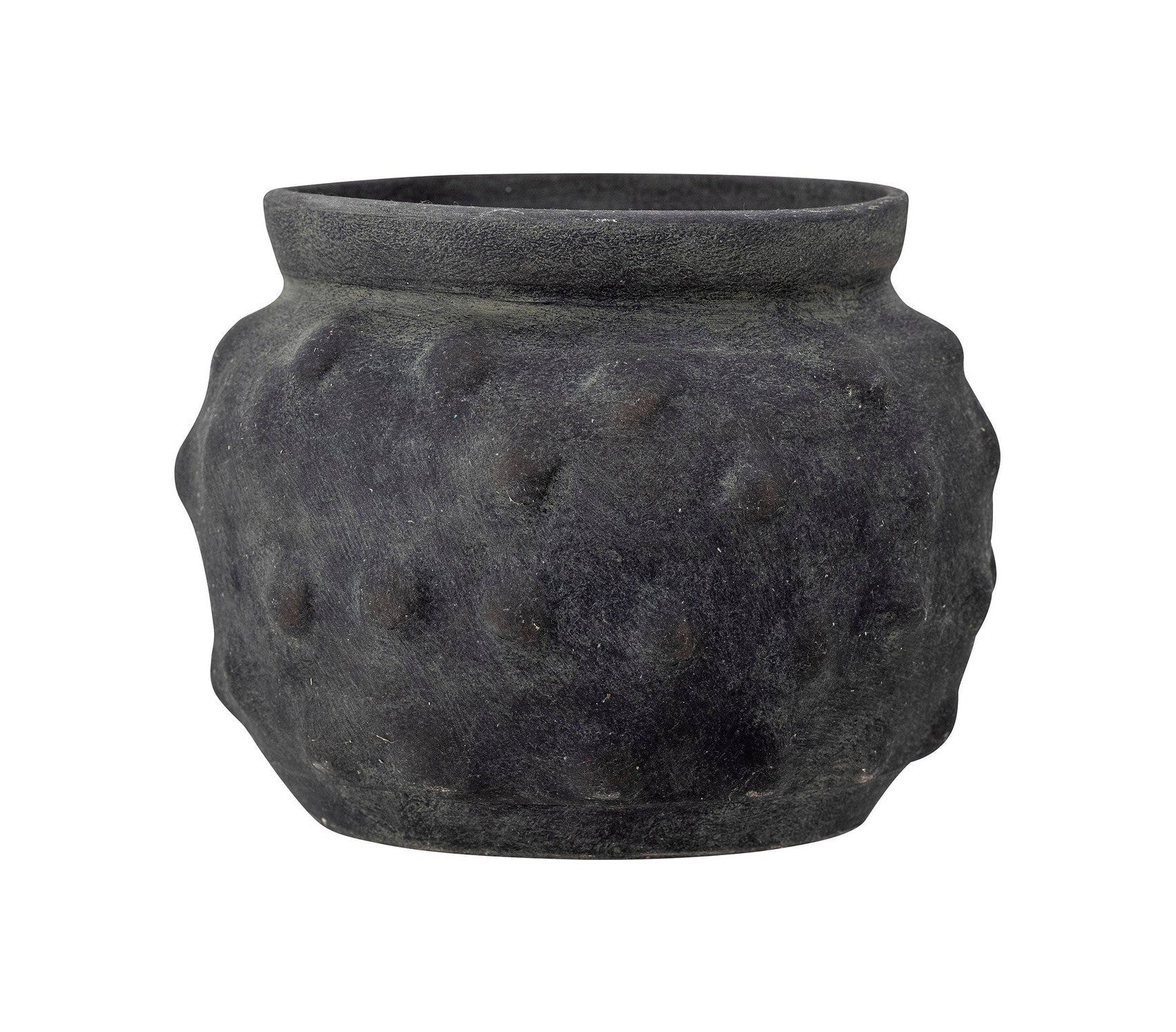 Bloomingville Lisen Deco Flowerpot, noir, terre cuite