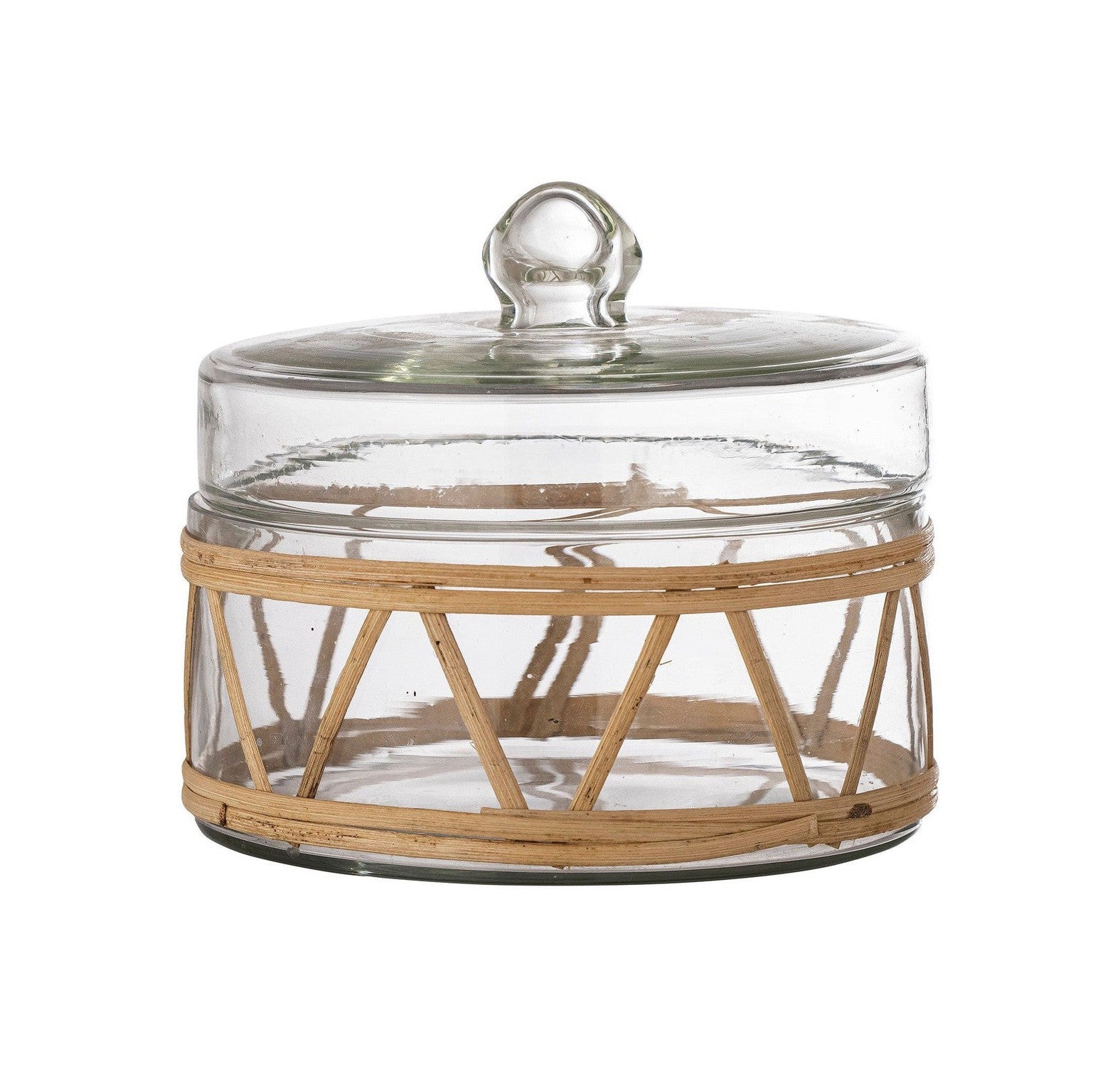 Bloomingville Loreen Jar con tapa, Clear, Glass