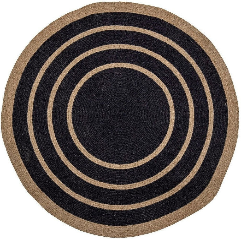 [product_category]-Bloomingville Lune Rug, Black, Seagrass-Bloomingville-5711173285990-82055448-BLO-1