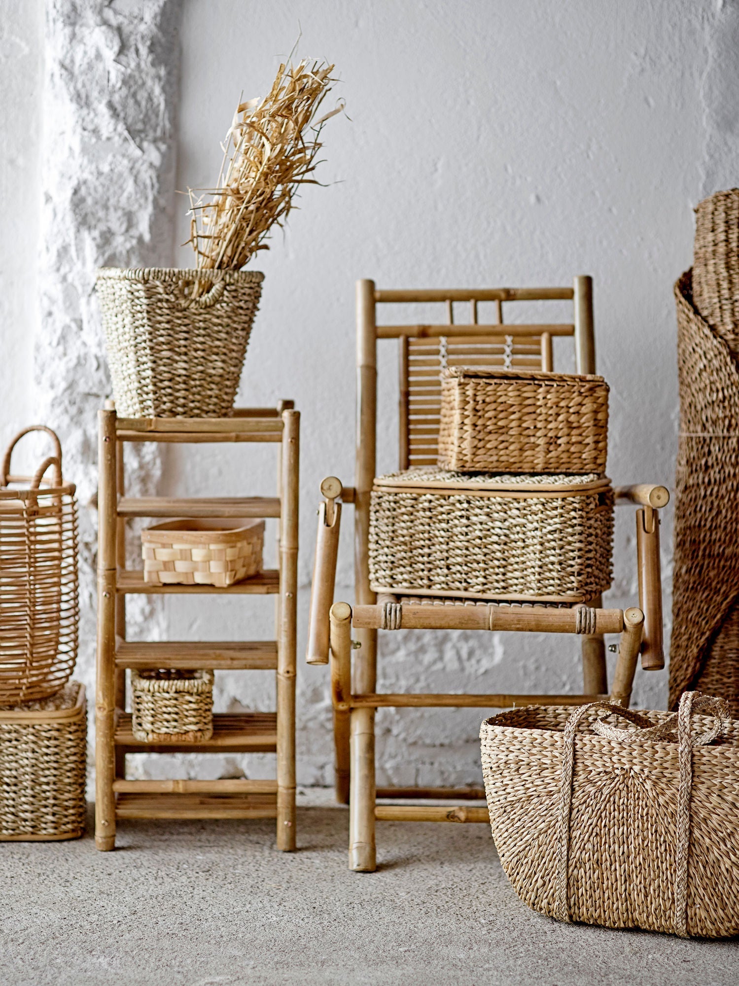 [product_category]-Bloomingville Lyng Basket, Nature, Rattan-Bloomingville-5711173285679-82053930-BLO-6