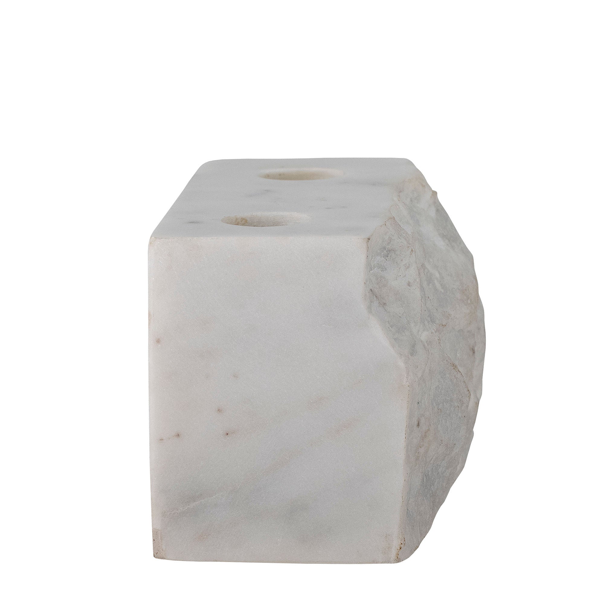 [product_category]-Bloomingville Magie Candle Holder, White, Marble-Bloomingville-5711173294367-82058053-BLO-4