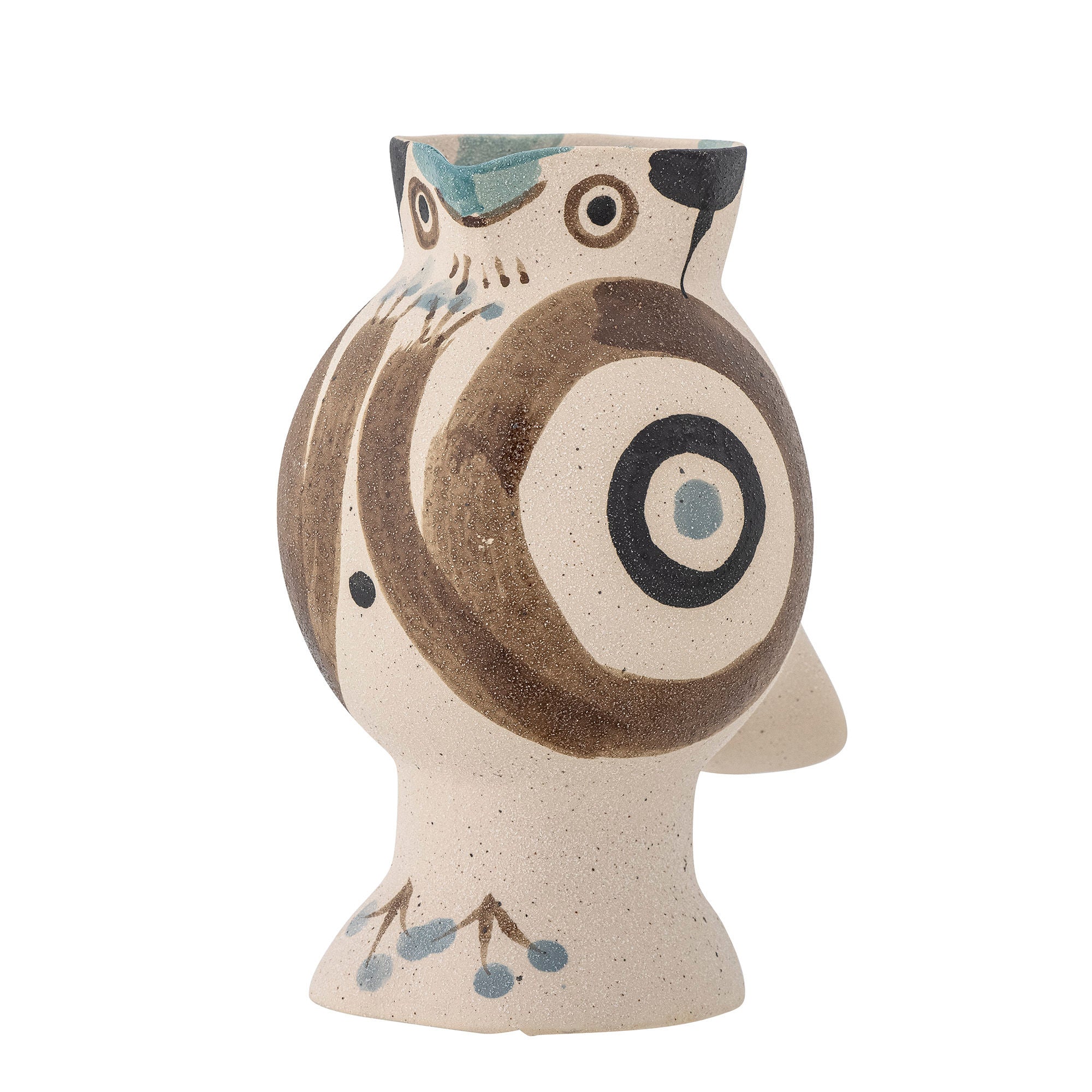 [product_category]-Bloomingville Mahrab Vase, Nature, Stoneware-Bloomingville-5711173324941-82060859-BLO-3