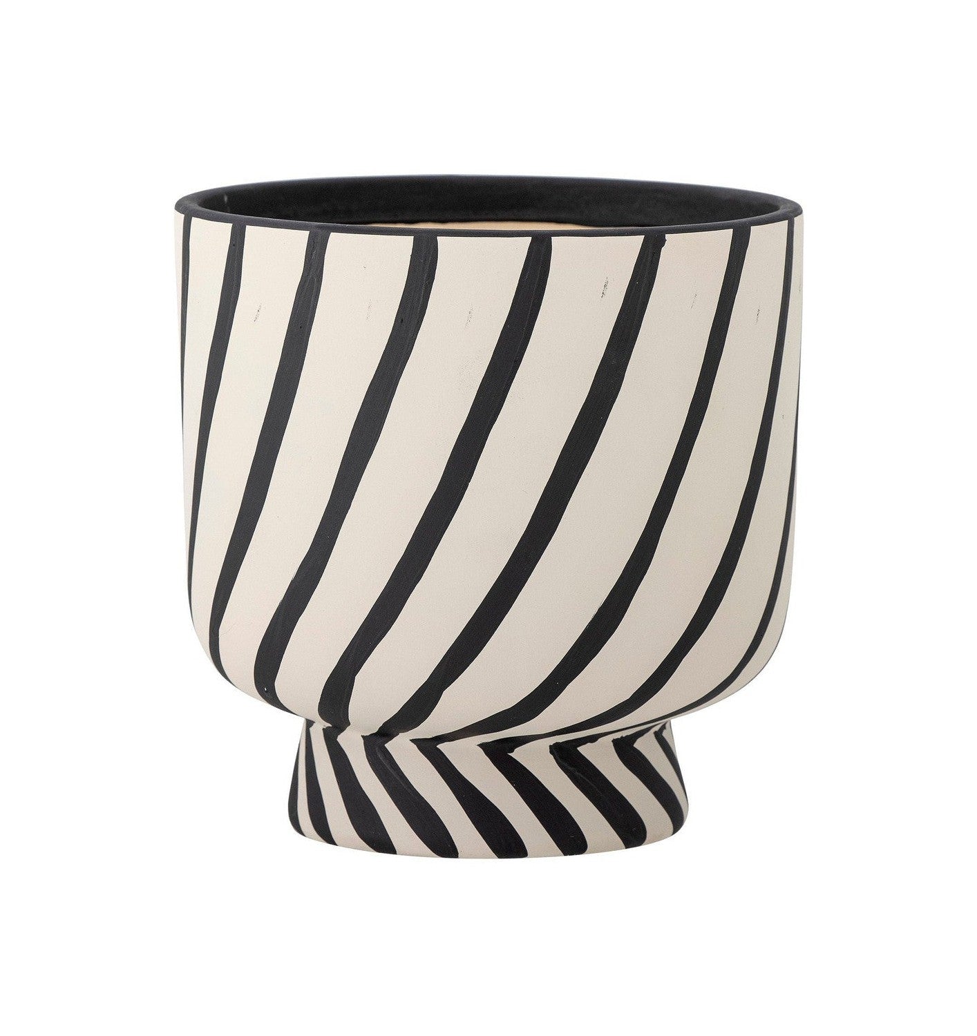 Bloomingville Malena Flowerpot, noir, terre cuite