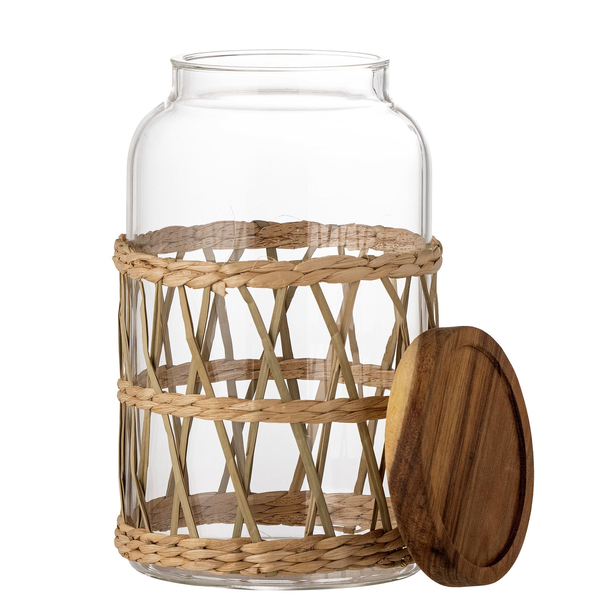 [product_category]-Bloomingville Manna Jar w/Lid, Clear, Glass-Bloomingville-5711173301539-82057715-BLO-2