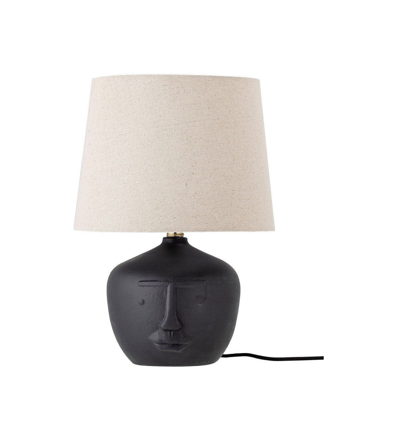 Bloomingville Matheo Table Lamp, preto, terracota