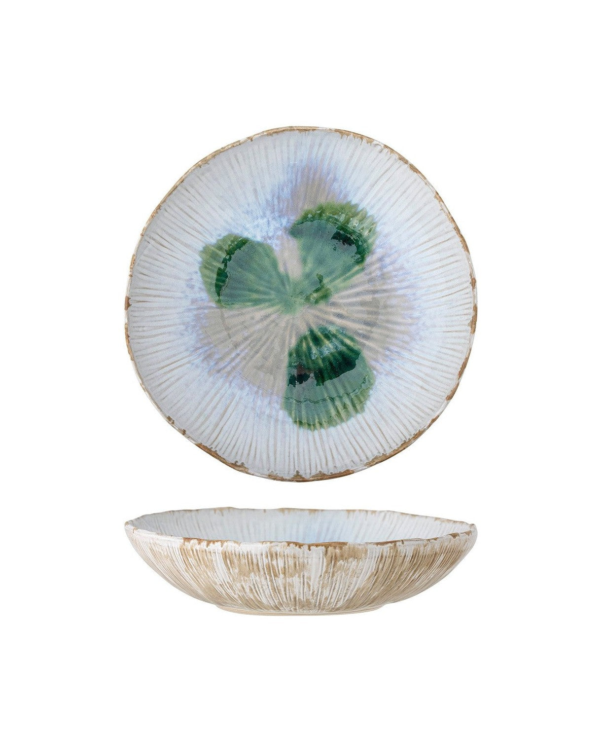 Bloomingville Mati Bowl, verde, gres