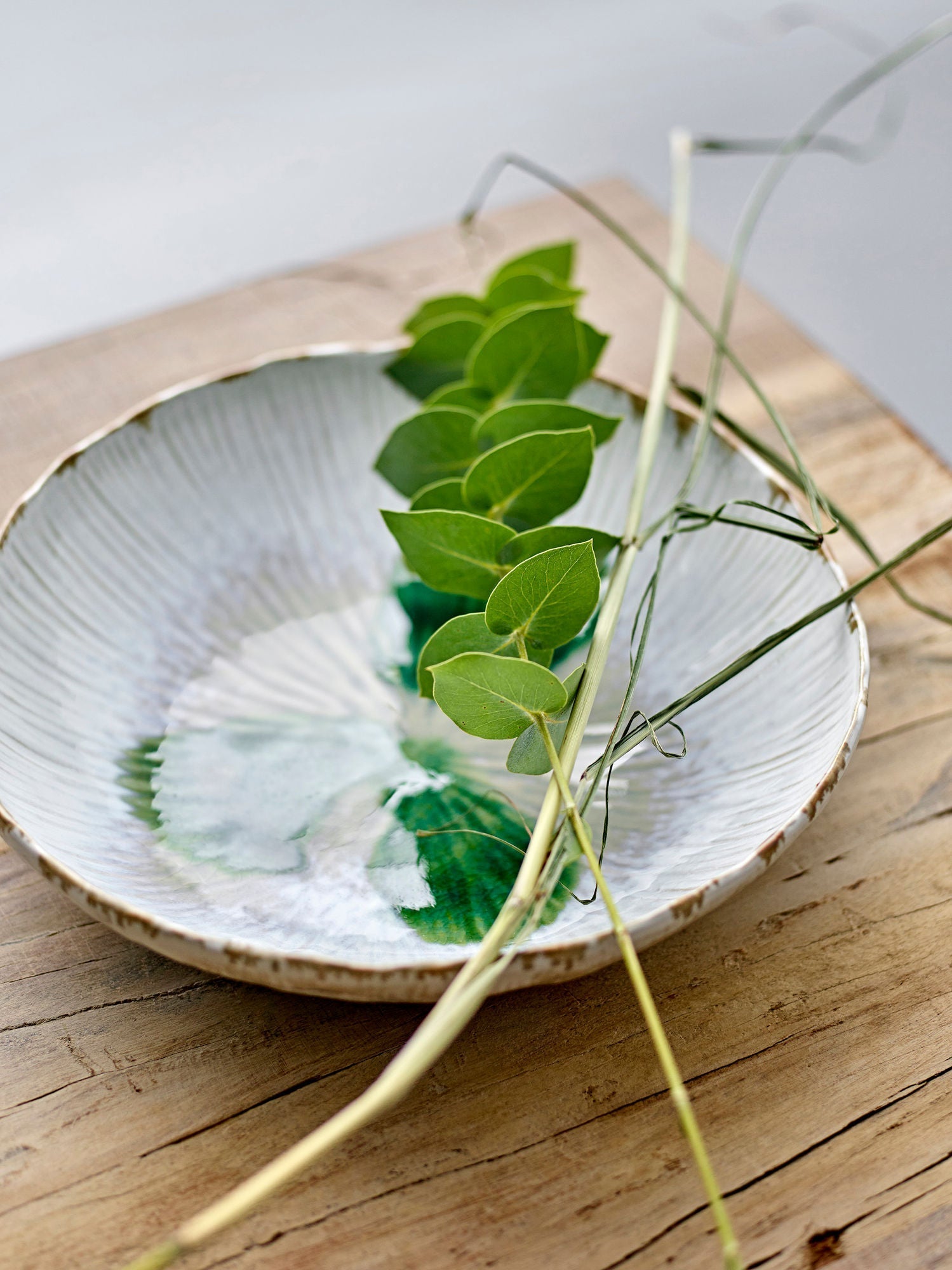 [product_category]-Bloomingville Mati Bowl, Green, Stoneware-Bloomingville-5711173326006-82060908-BLO-4