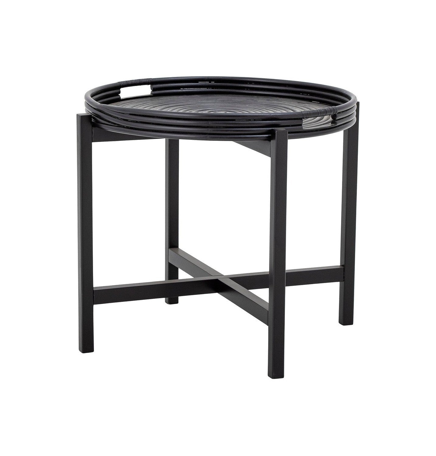 Bloomingville Milli Bandey Table, preto, Rattan