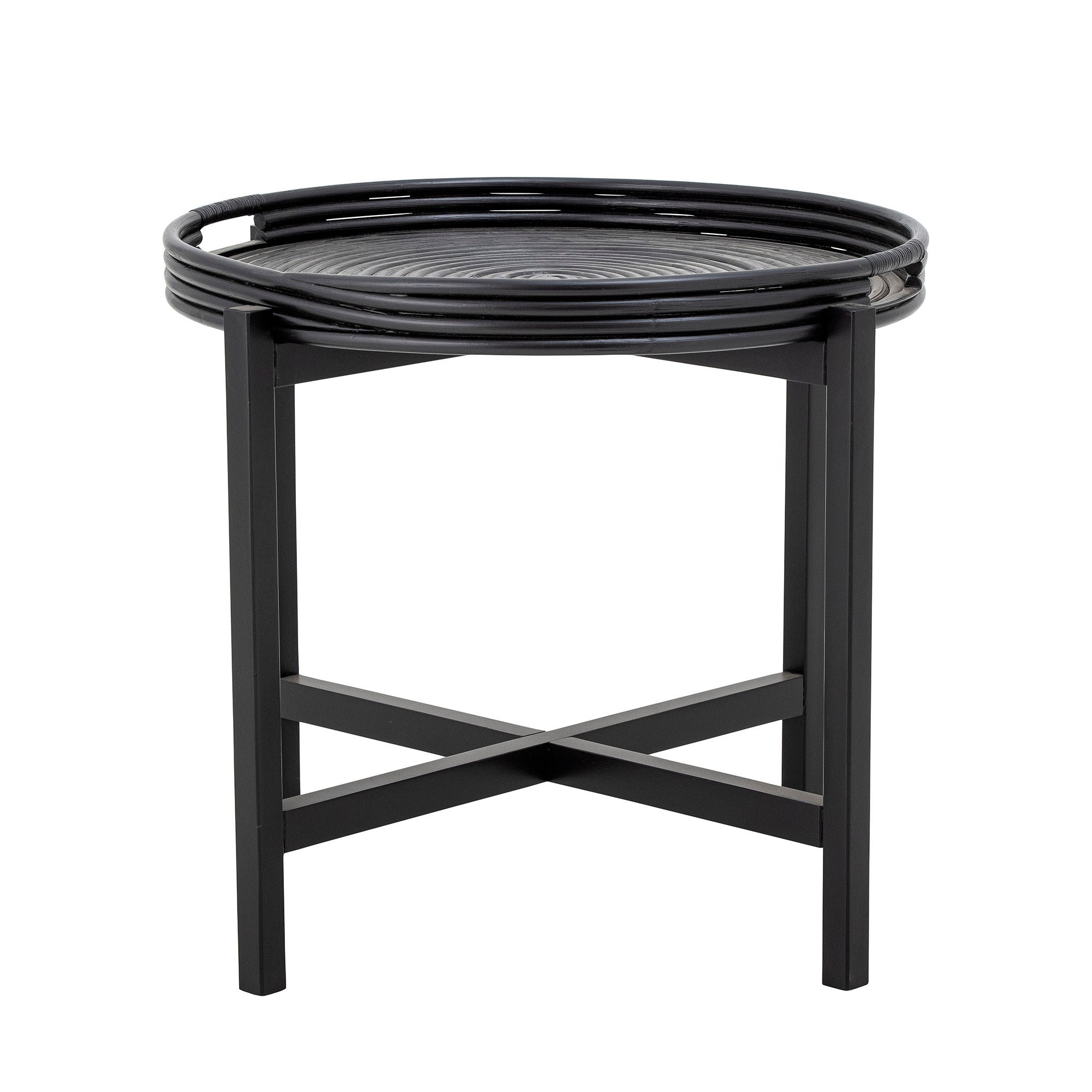 [product_category]-Bloomingville Milli Tray Table, Black, Rattan-Bloomingville-5711173304011-82057413-BLO-2