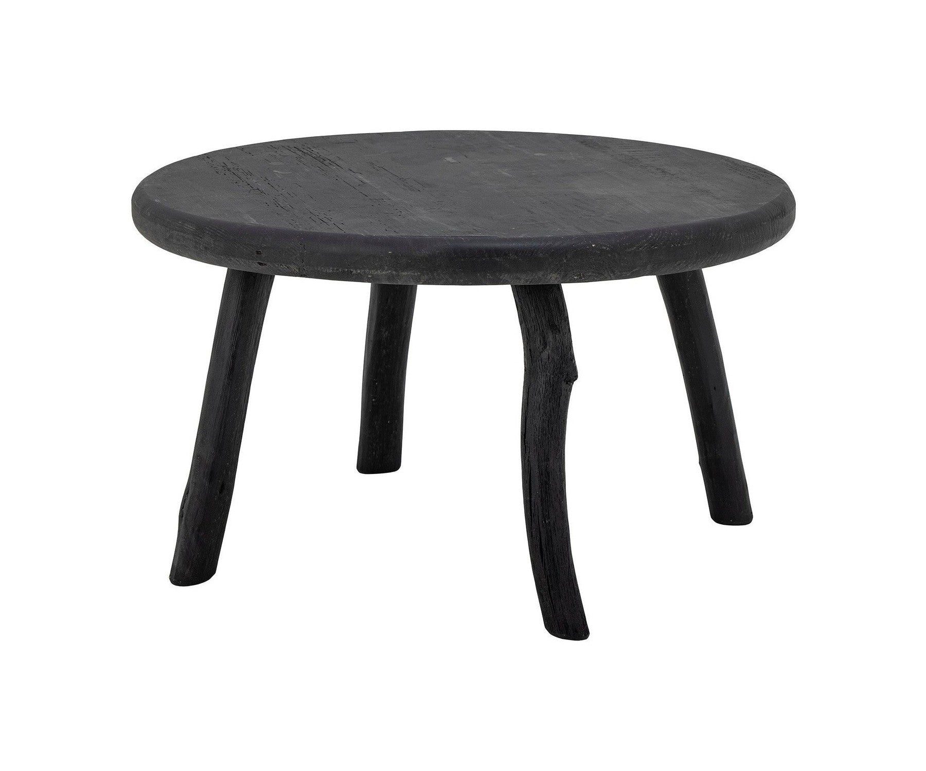 Table basse Bloomingville Milos, noir, bois récupéré