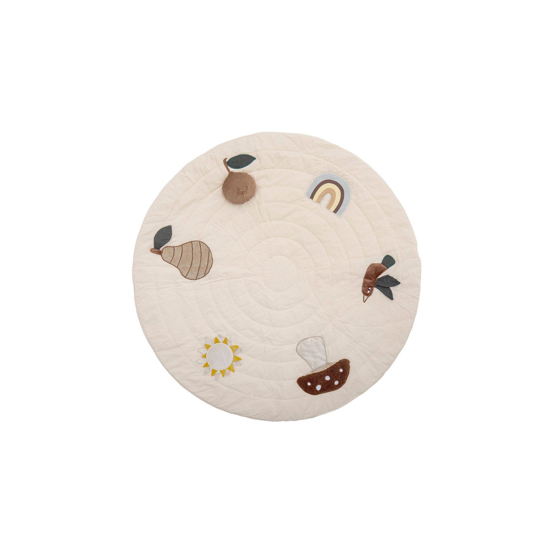 Bloomingville Mini Agnes Play Mat, White, Algodón