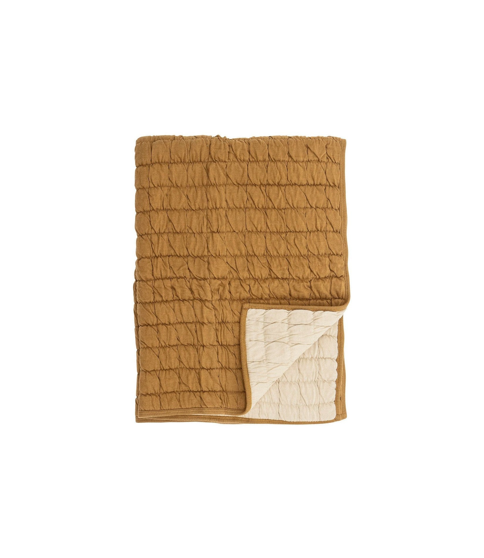 Bloomingville Mini Baille Quilt, marron, coton Oeko-Tex®