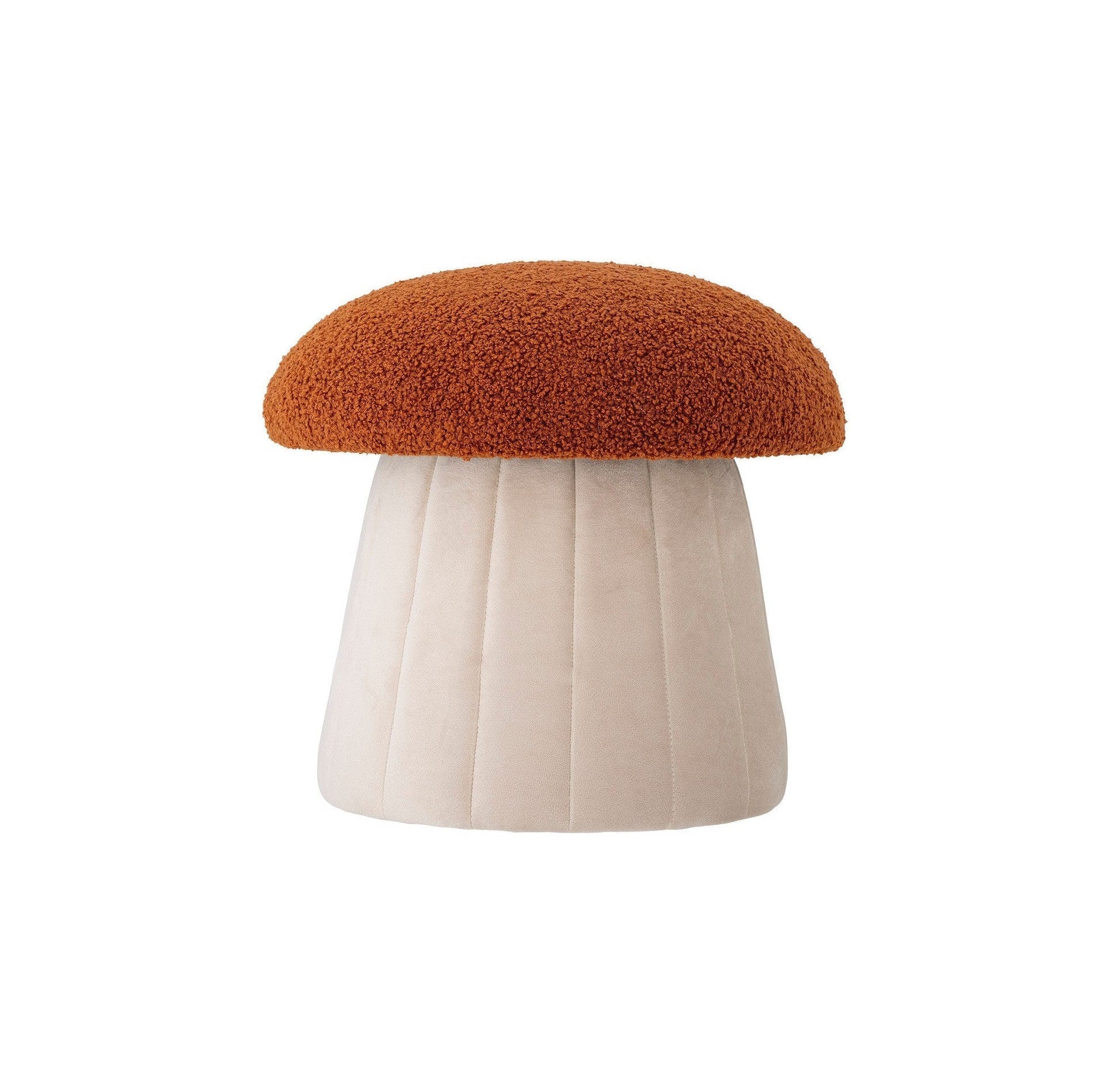 Bloomingville Mini Bertil Pouf, vermelho, poliéster