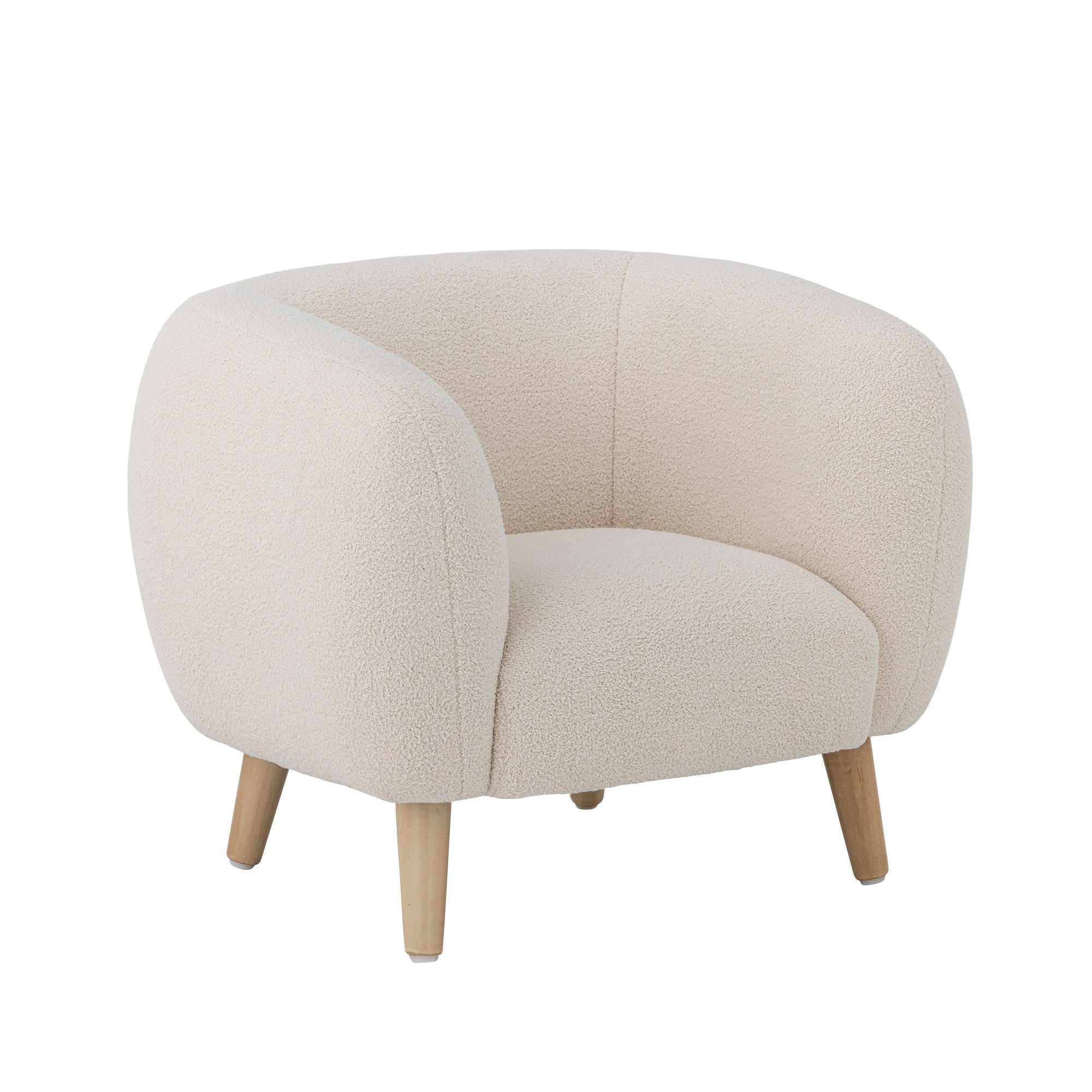 [product_category]-Bloomingville MINI Cade Lounge Chair, White, Polyester-Bloomingville MINI-5711173333530-82062107-BLO-4