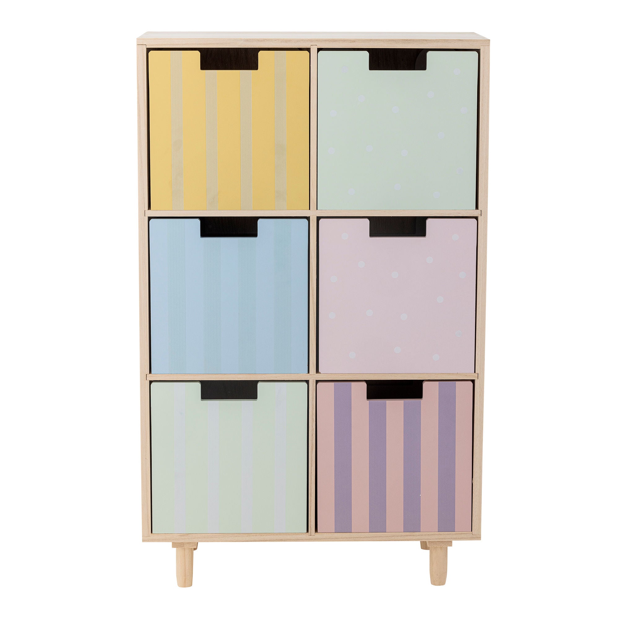 [product_category]-Bloomingville MINI Calle Bookcase w/Drawers, Nature, Paulownia-Bloomingville MINI-5711173332694-82062343-BLO-2