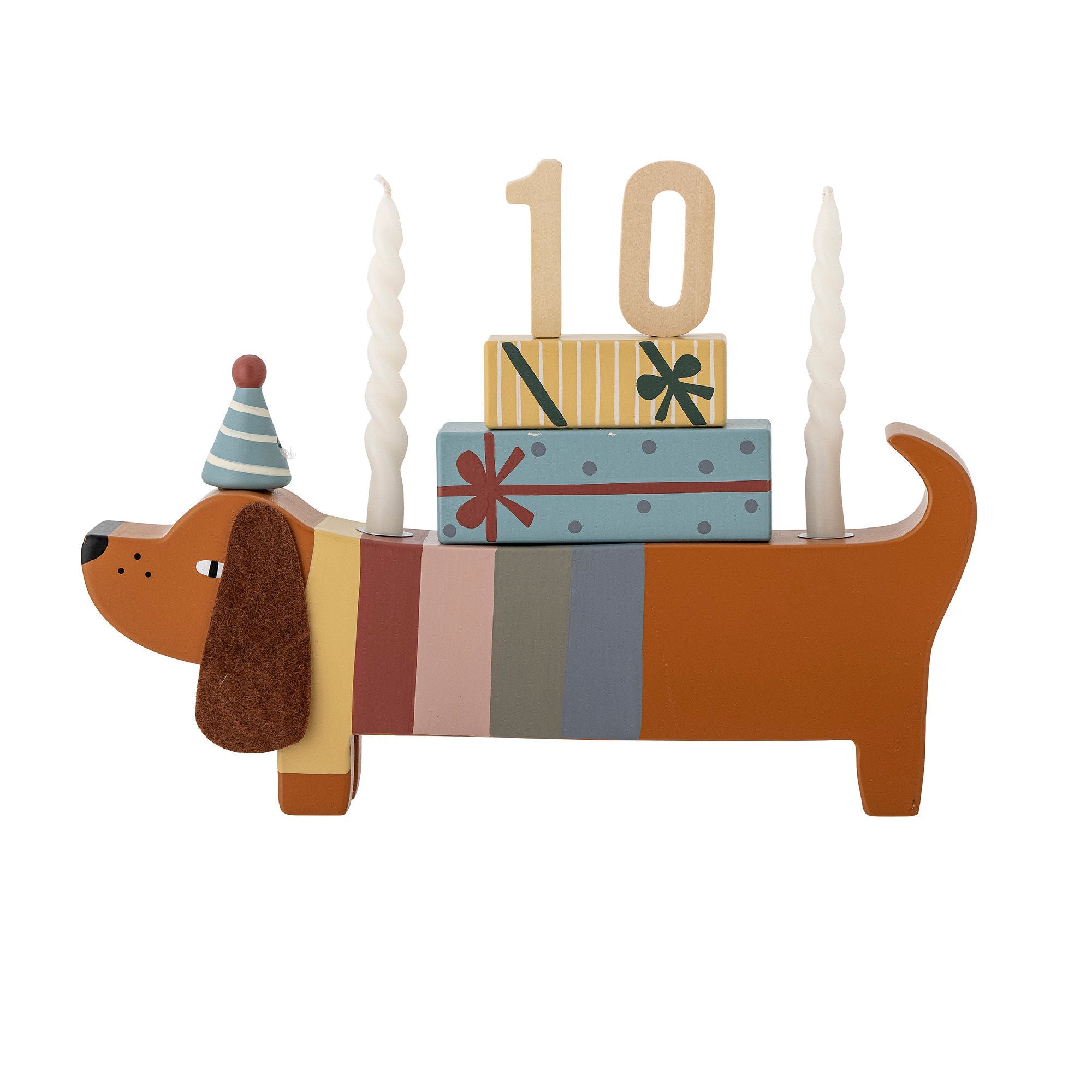 [product_category]-Bloomingville MINI Charlie Birthday Decoration, Brown, FSC®100%, Lotus-Bloomingville MINI-5711173325580-82054440-BLO-3