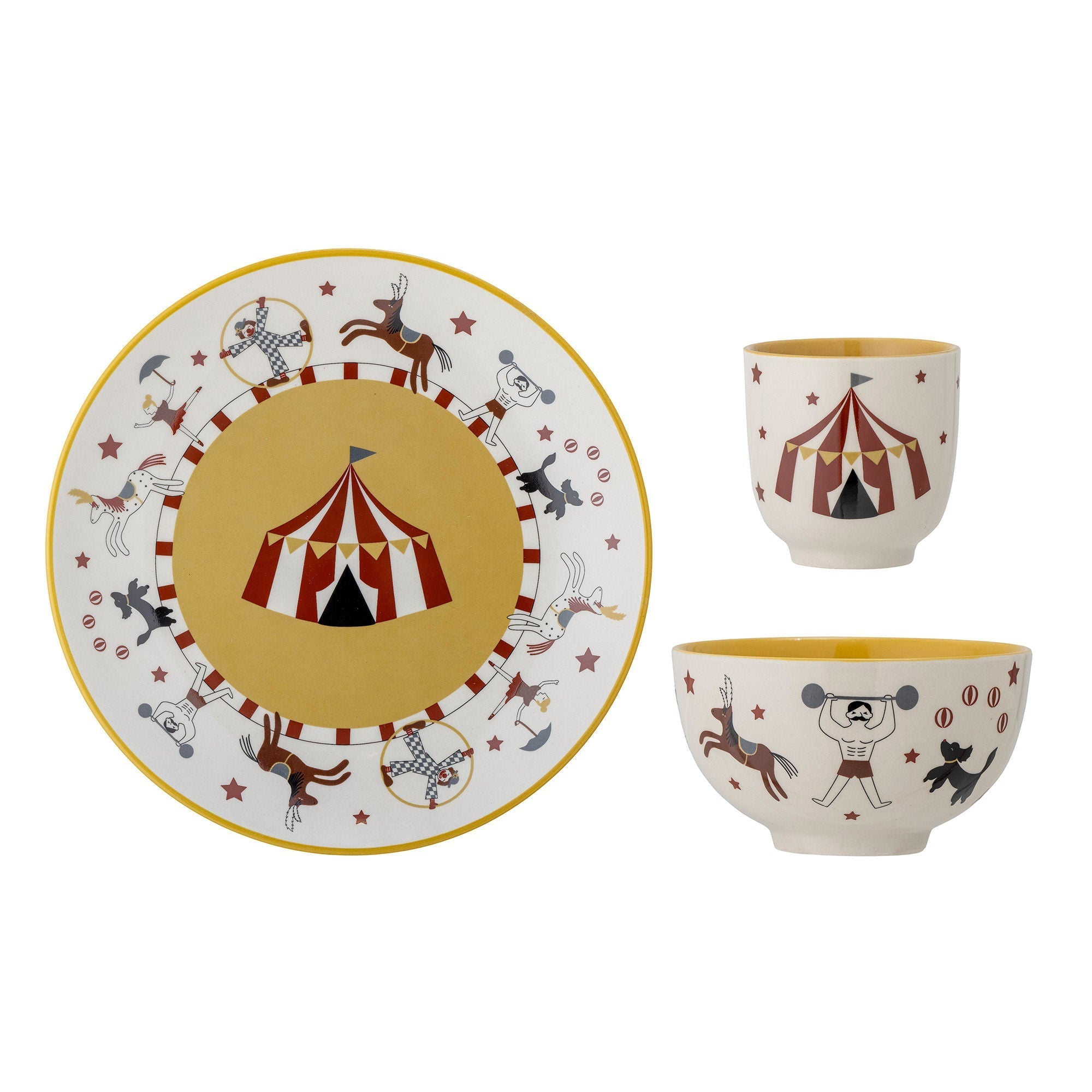 [product_category]-Bloomingville MINI Cilan Tableware Set, Nature, Stoneware-Bloomingville MINI-5711173298297-82054207-BLO-2