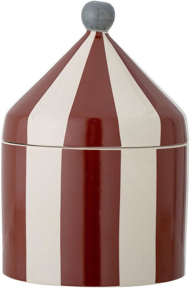 [product_category]-Bloomingville MINI Cimmi Jar w/Lid, Red, Stoneware-Bloomingville MINI-5711173298327-82054255-BLO-1